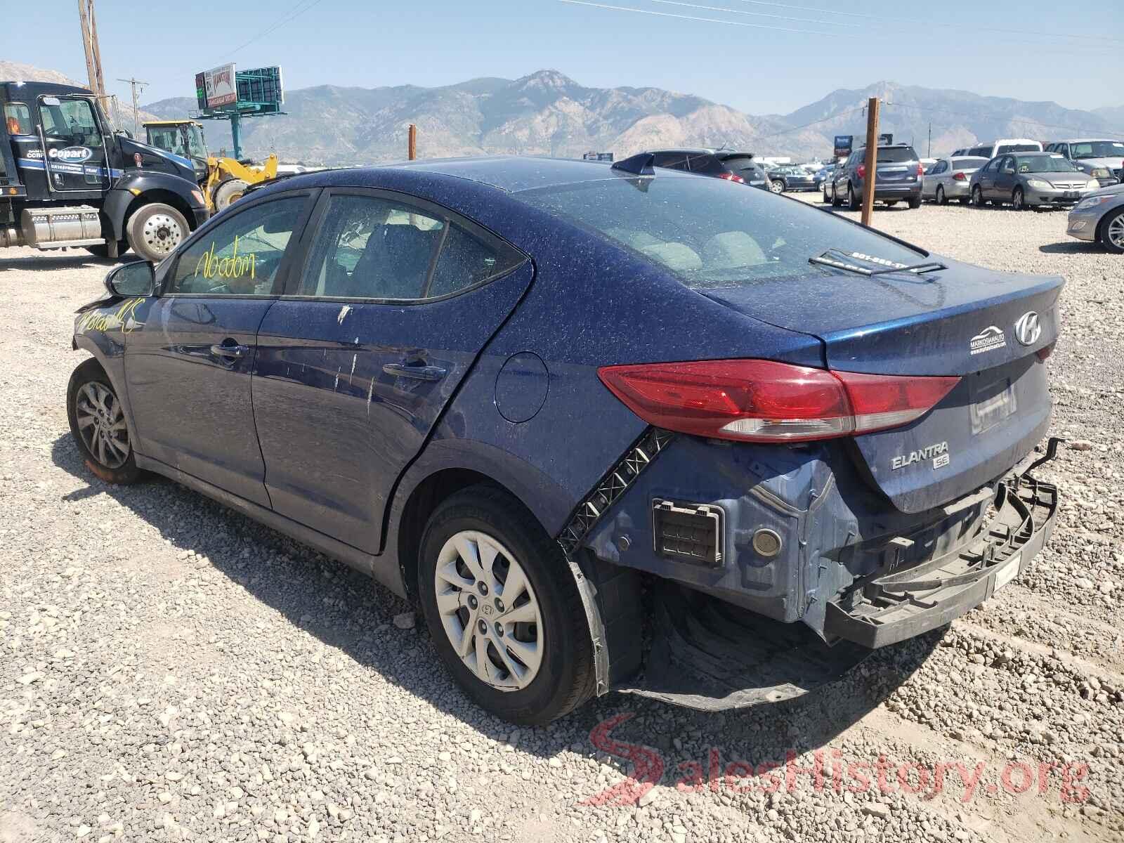 5NPD74LF8HH148853 2017 HYUNDAI ELANTRA