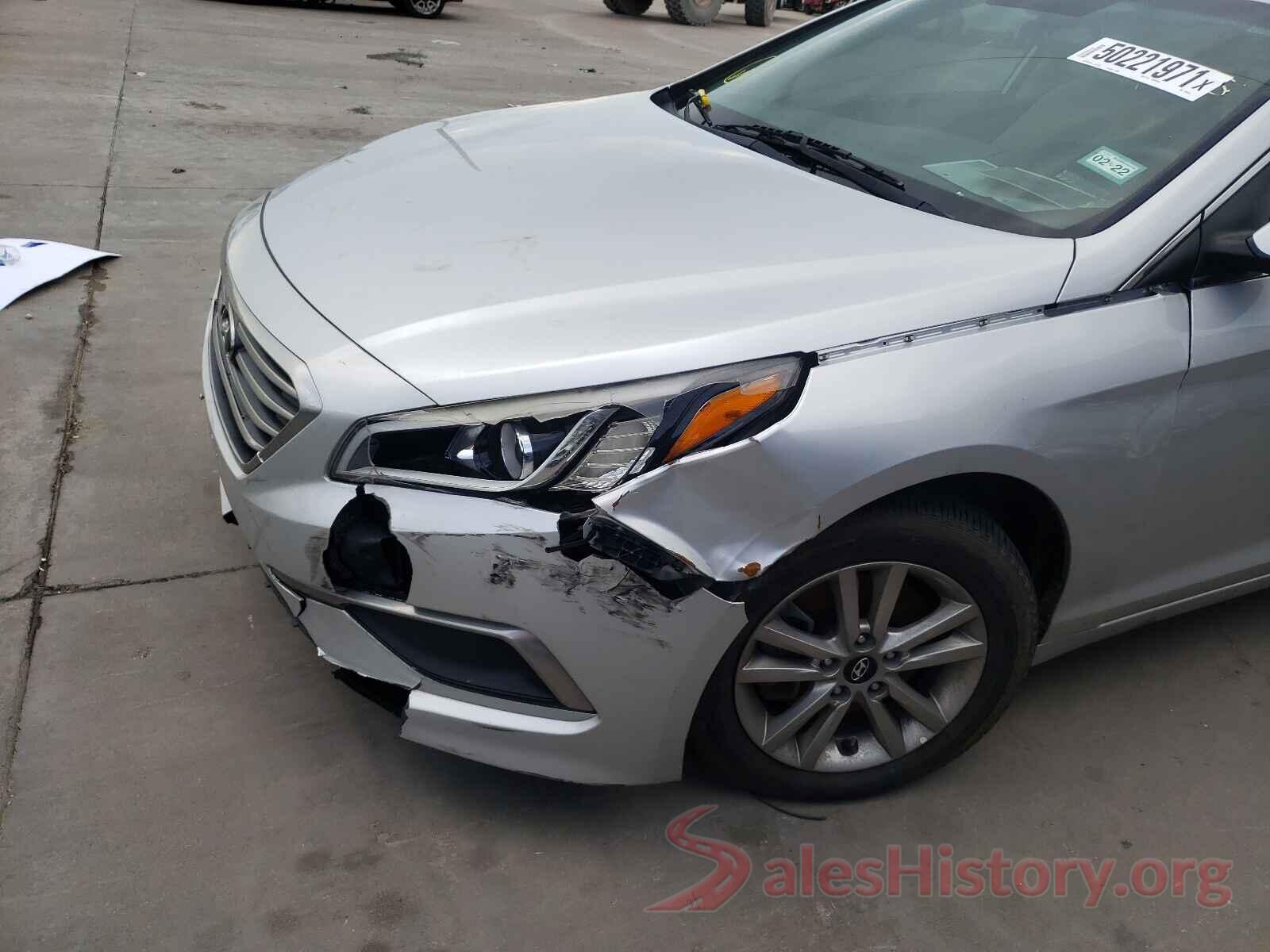 5NPE24AF4GH385666 2016 HYUNDAI SONATA