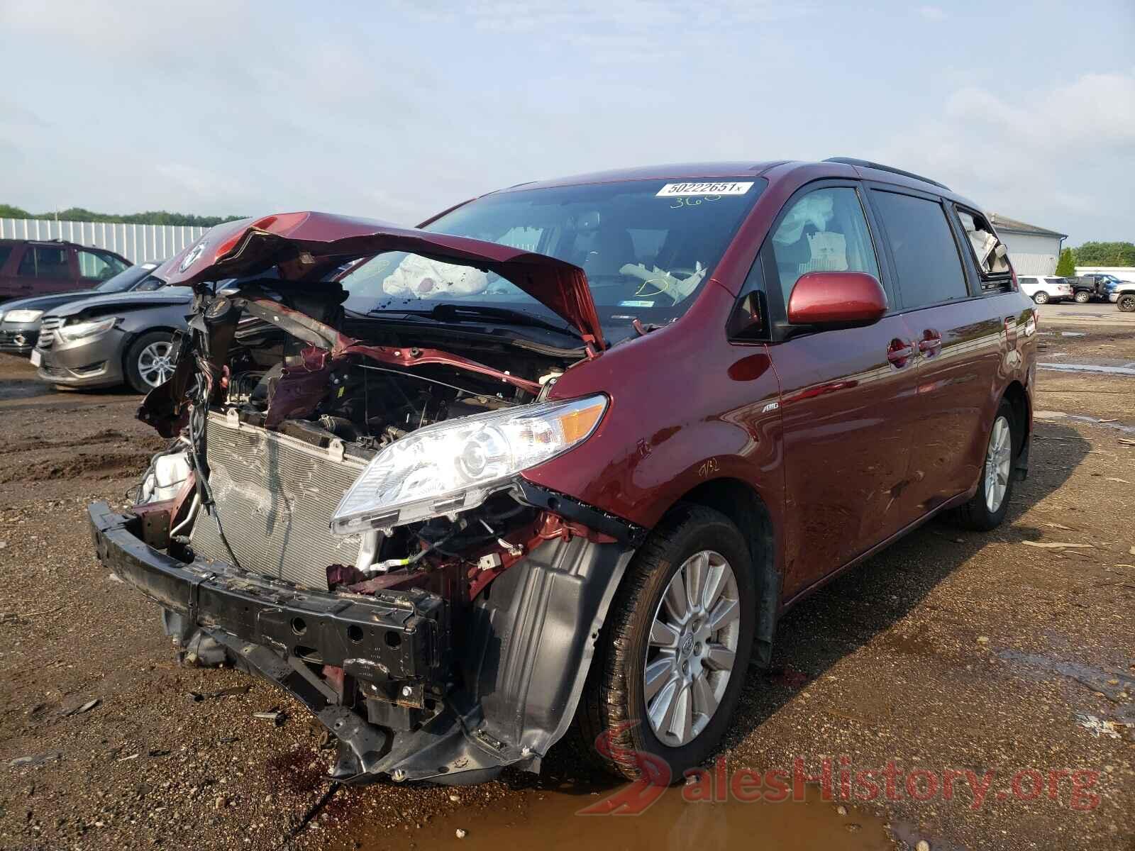 5TDJZ3DC6HS187222 2017 TOYOTA SIENNA