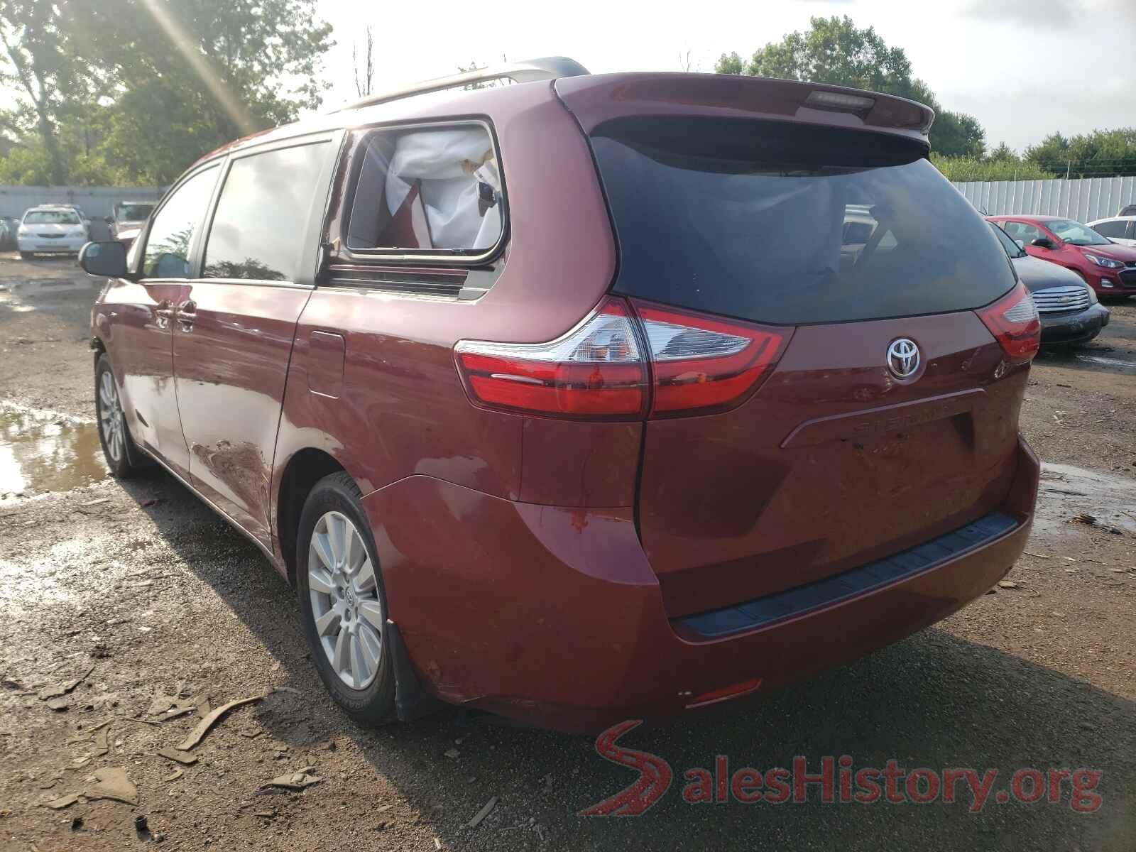 5TDJZ3DC6HS187222 2017 TOYOTA SIENNA