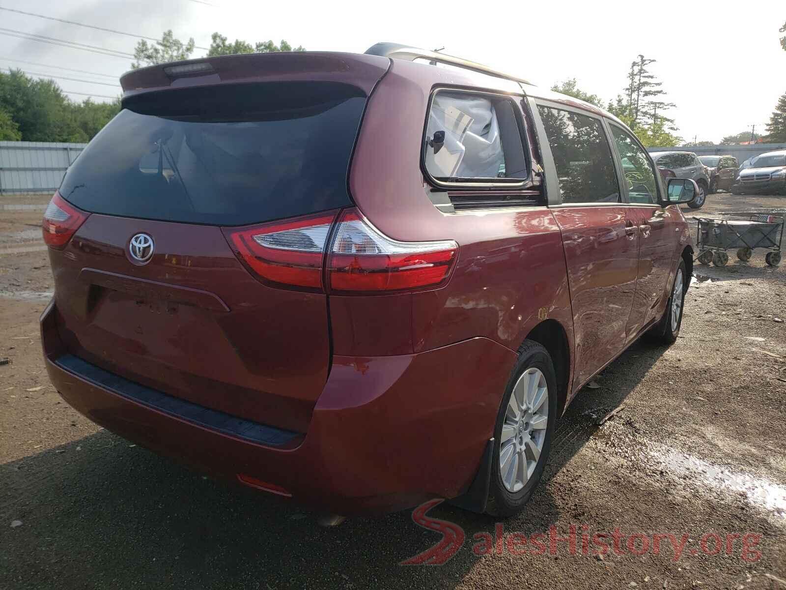 5TDJZ3DC6HS187222 2017 TOYOTA SIENNA