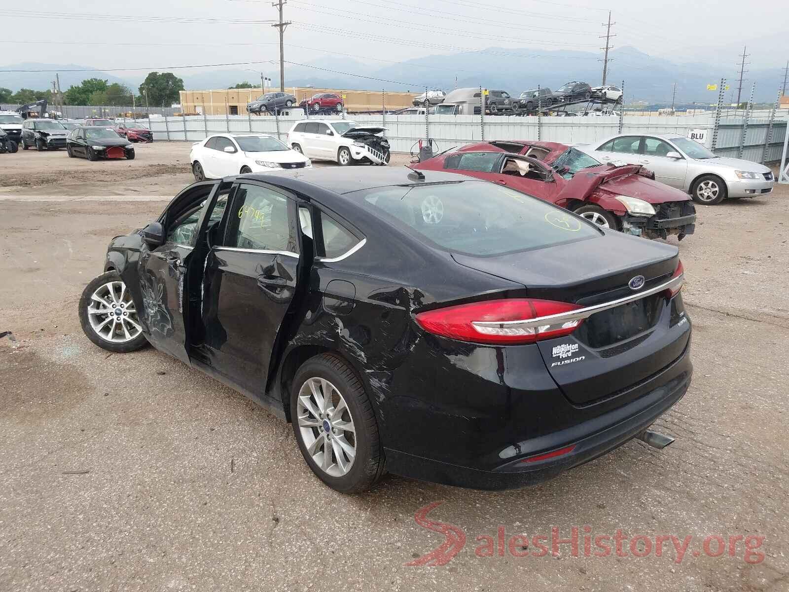 3FA6P0LU9HR356288 2017 FORD FUSION