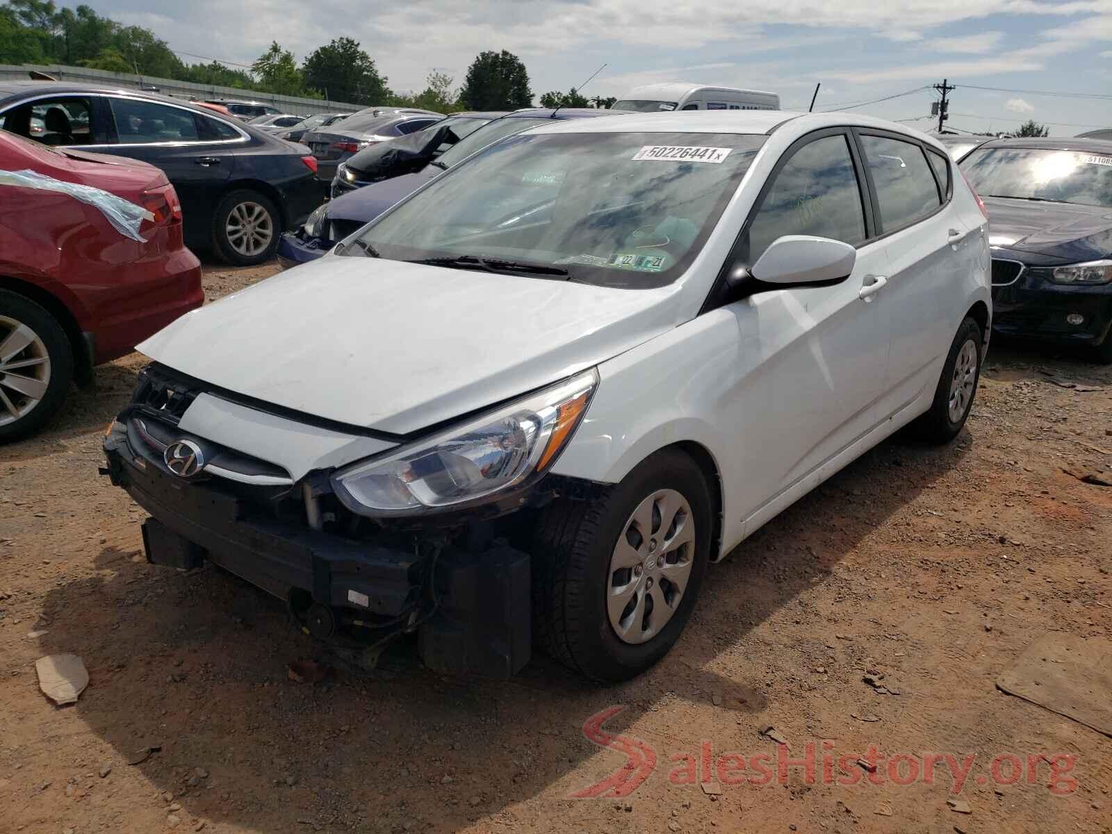 KMHCT5AEXGU283470 2016 HYUNDAI ACCENT