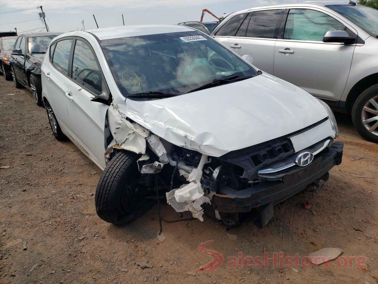 KMHCT5AEXGU283470 2016 HYUNDAI ACCENT