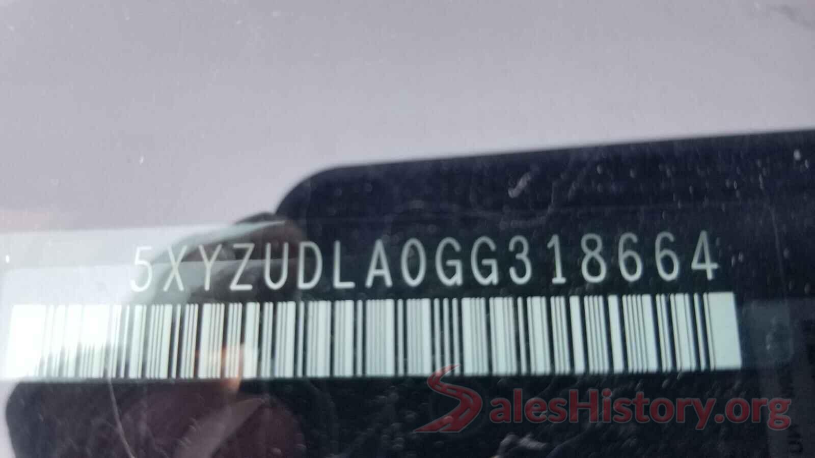 5XYZUDLA0GG318664 2016 HYUNDAI SANTA FE