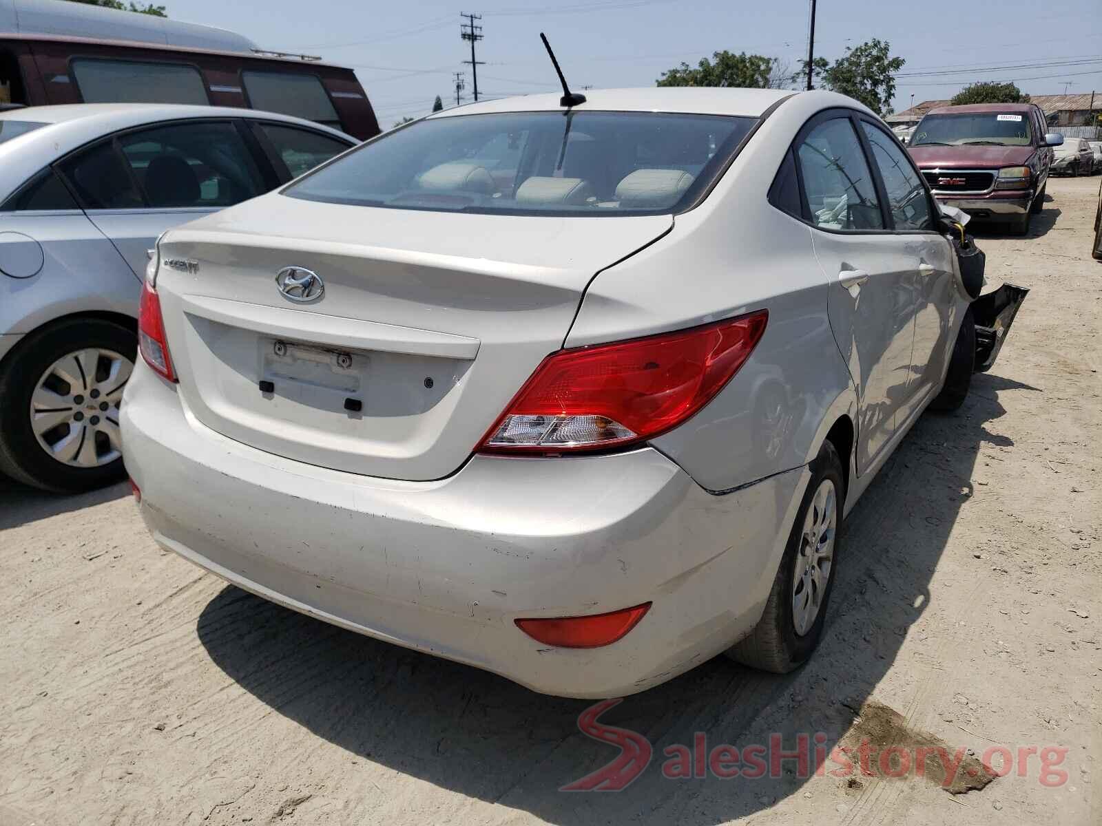 KMHCT4AE4GU112384 2016 HYUNDAI ACCENT