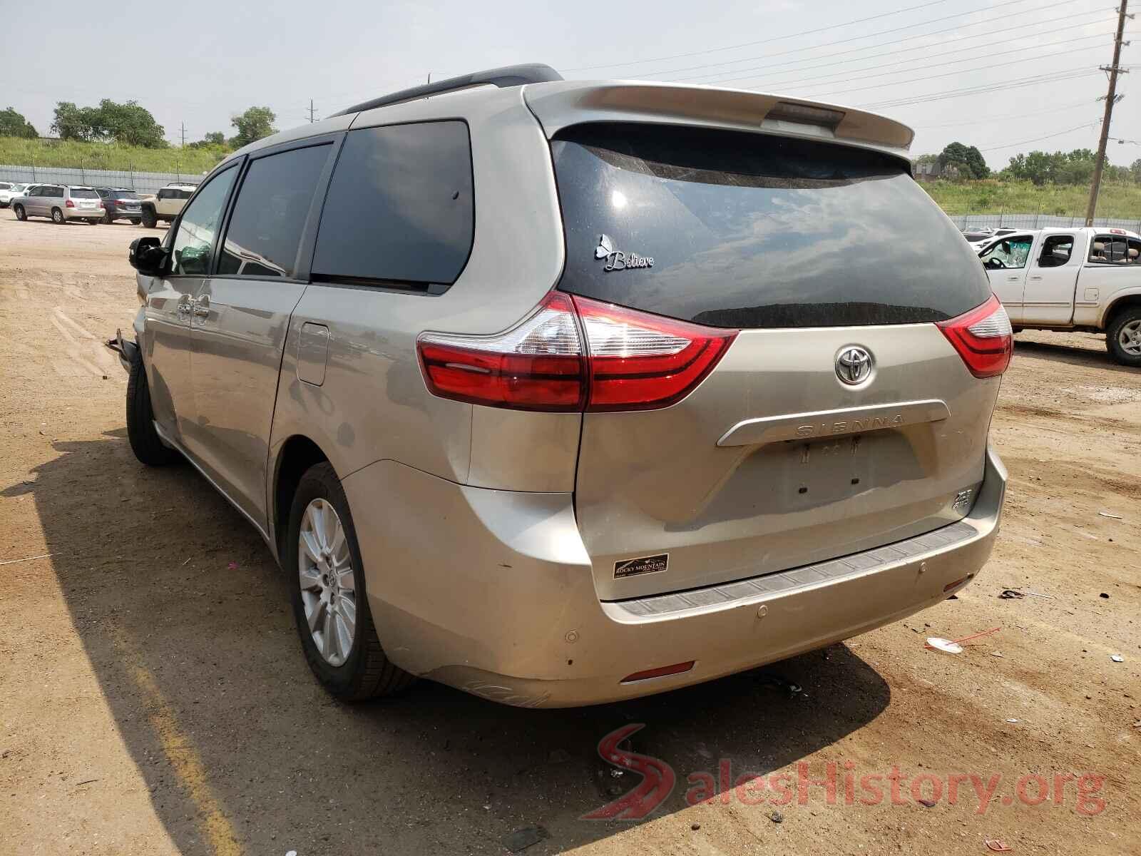 5TDDZ3DC0HS158909 2017 TOYOTA SIENNA