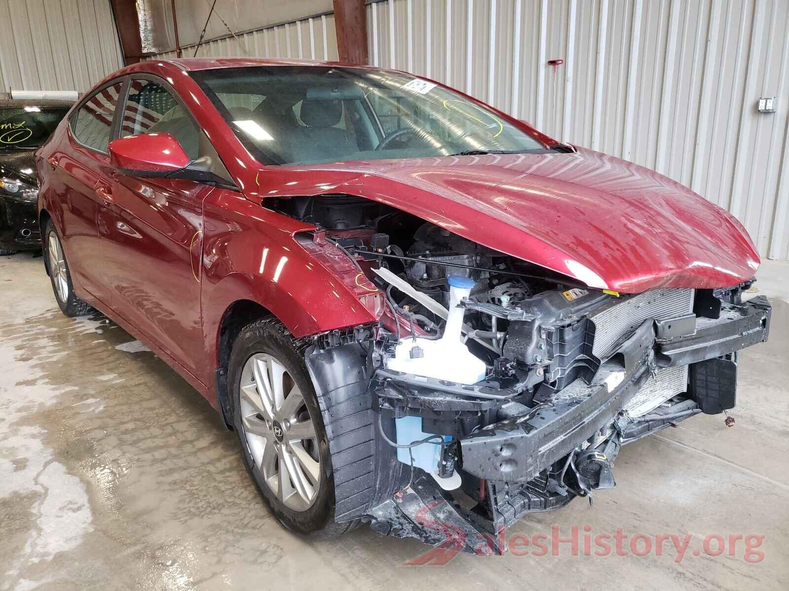 5NPDH4AE1GH709593 2016 HYUNDAI ELANTRA