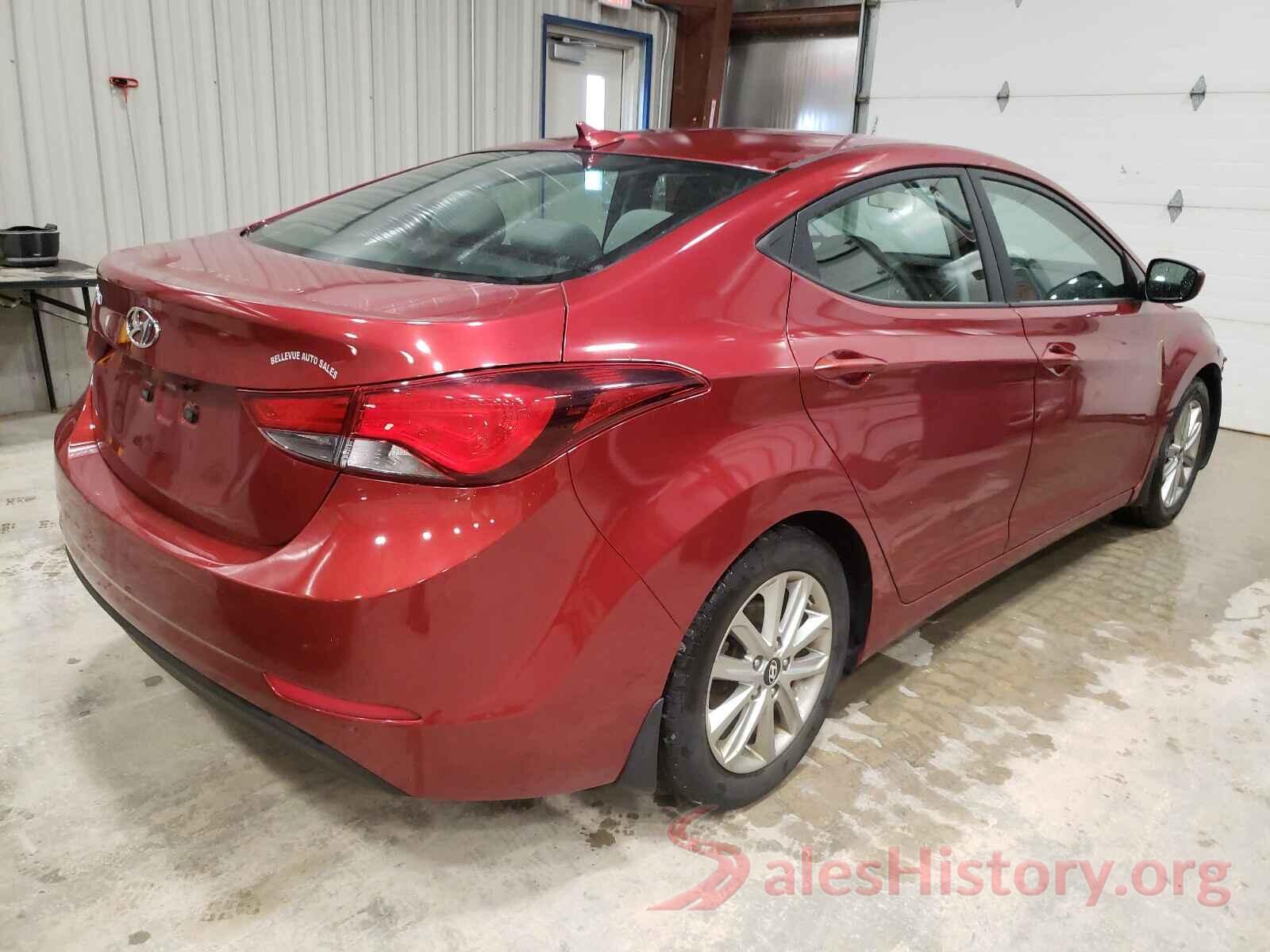 5NPDH4AE1GH709593 2016 HYUNDAI ELANTRA