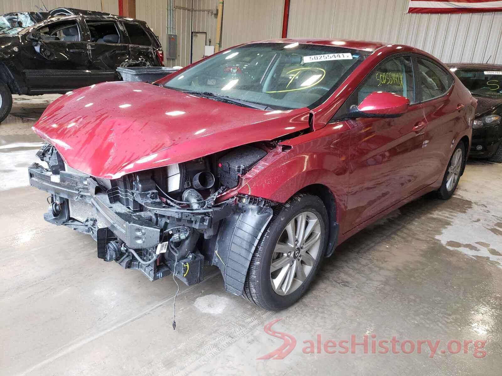 5NPDH4AE1GH709593 2016 HYUNDAI ELANTRA