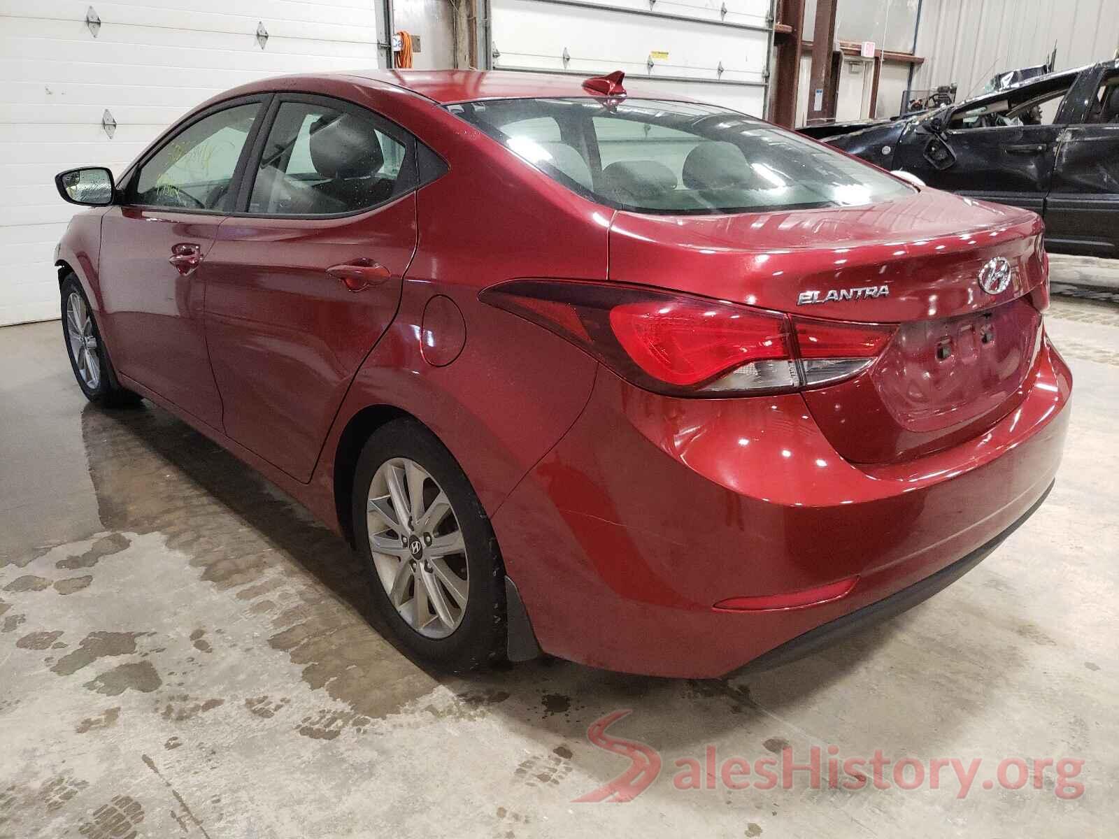 5NPDH4AE1GH709593 2016 HYUNDAI ELANTRA