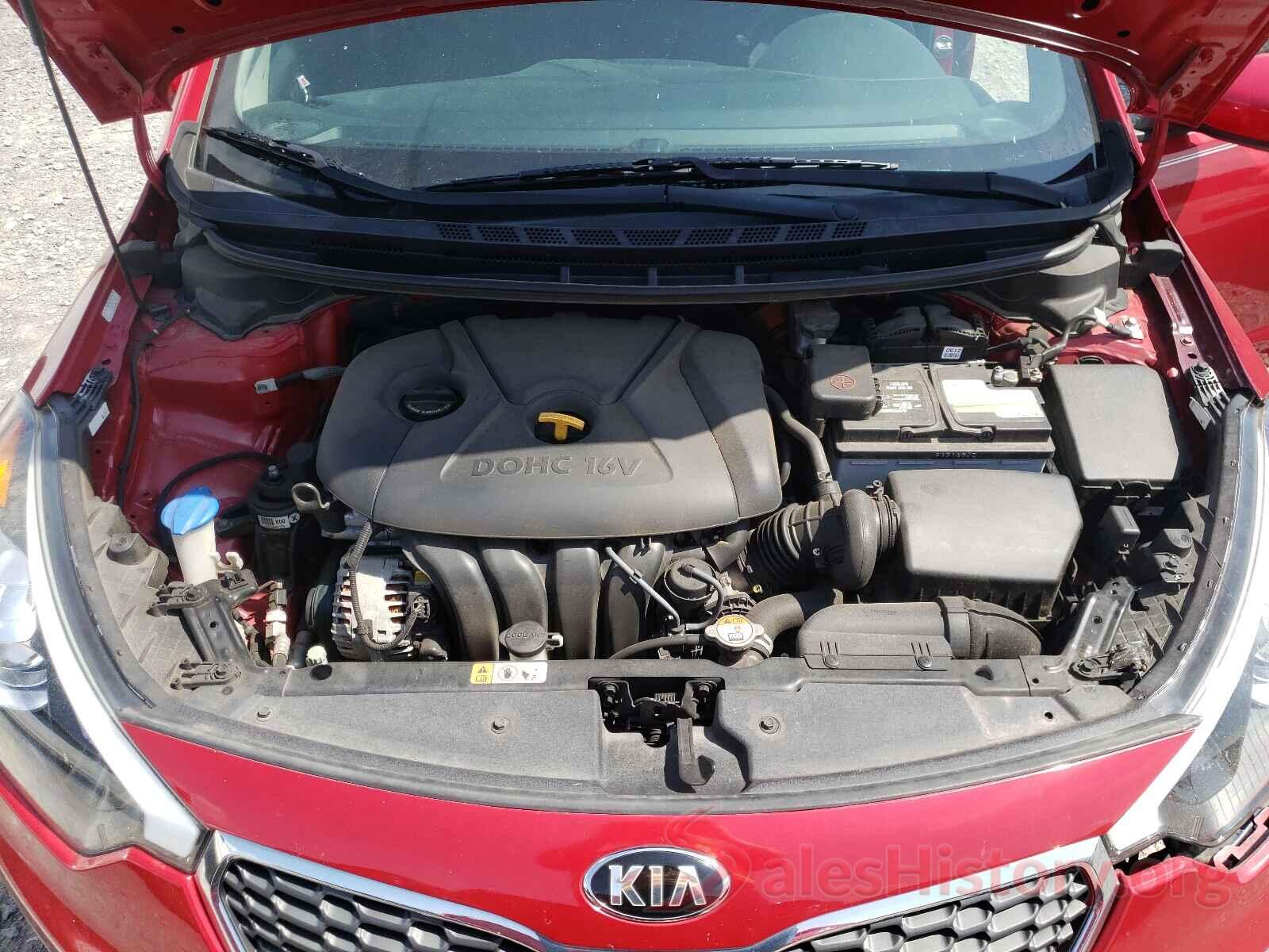 KNAFK4A63G5612458 2016 KIA FORTE