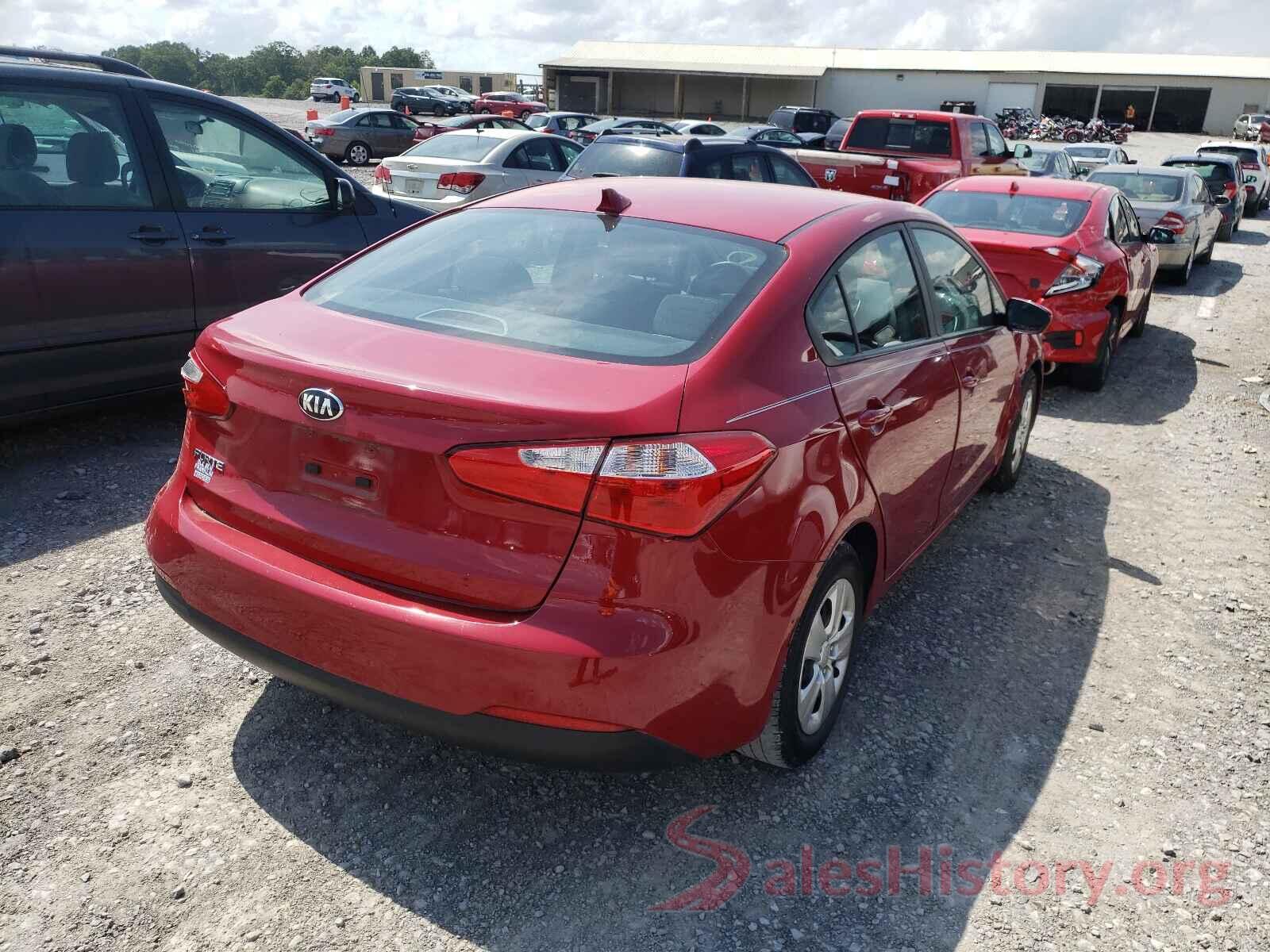 KNAFK4A63G5612458 2016 KIA FORTE