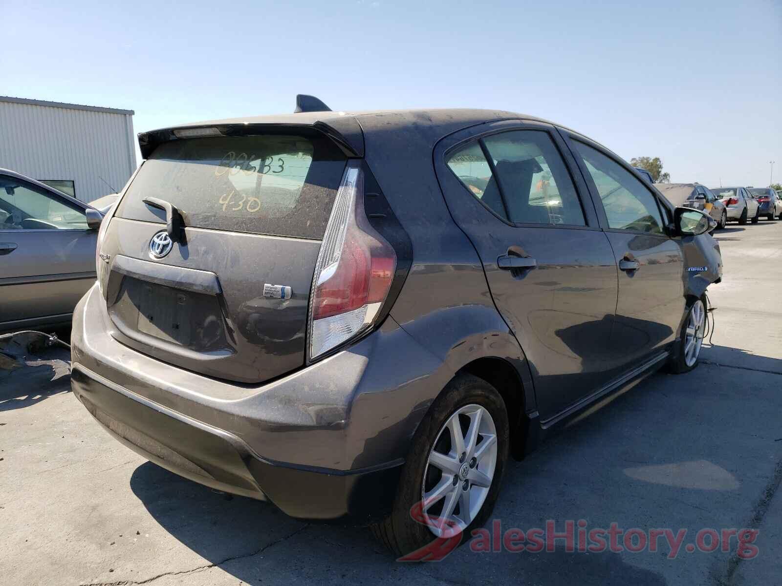 JTDKDTB34H1596936 2017 TOYOTA PRIUS