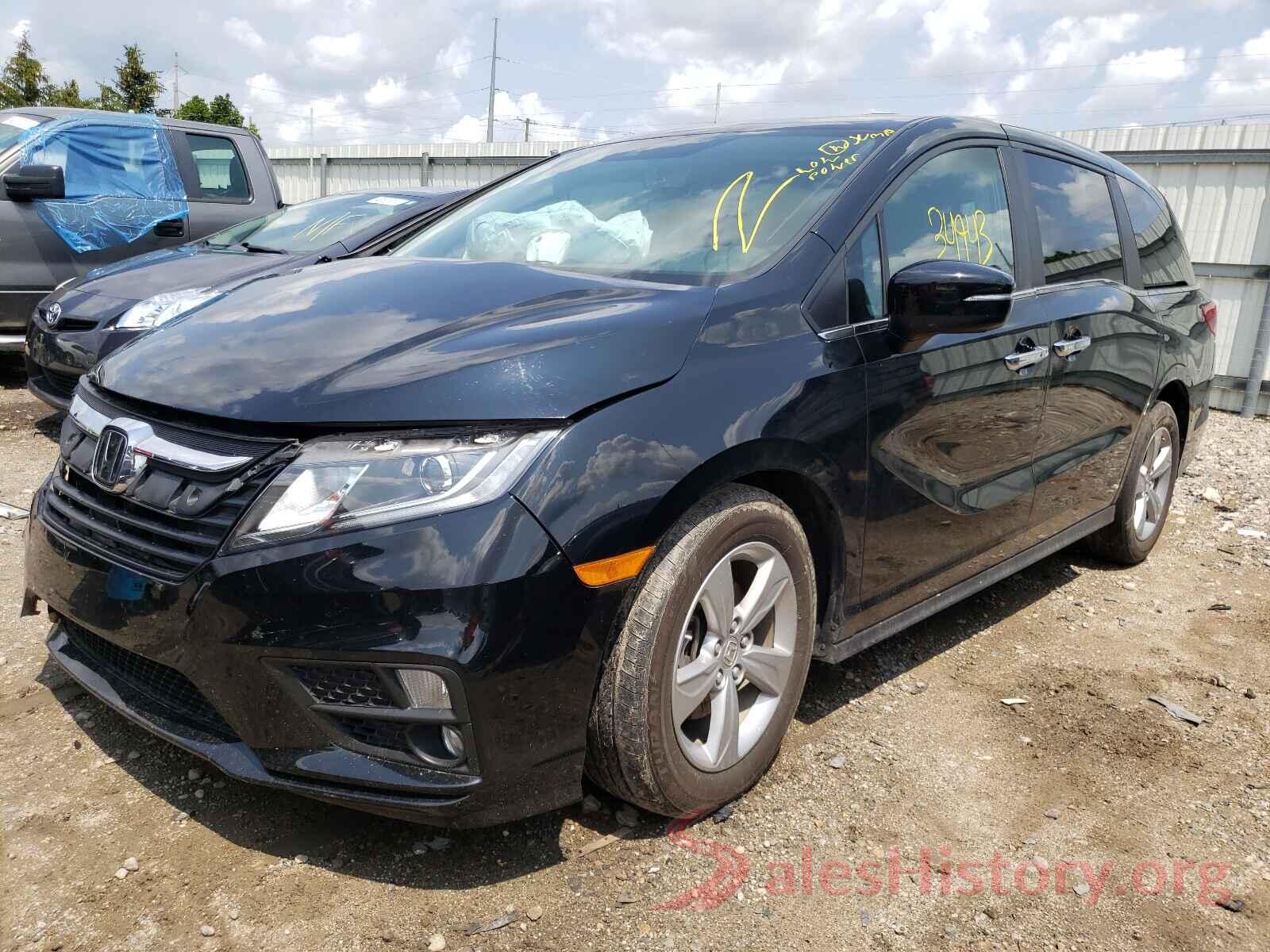 5FNRL6H77KB009981 2019 HONDA ODYSSEY