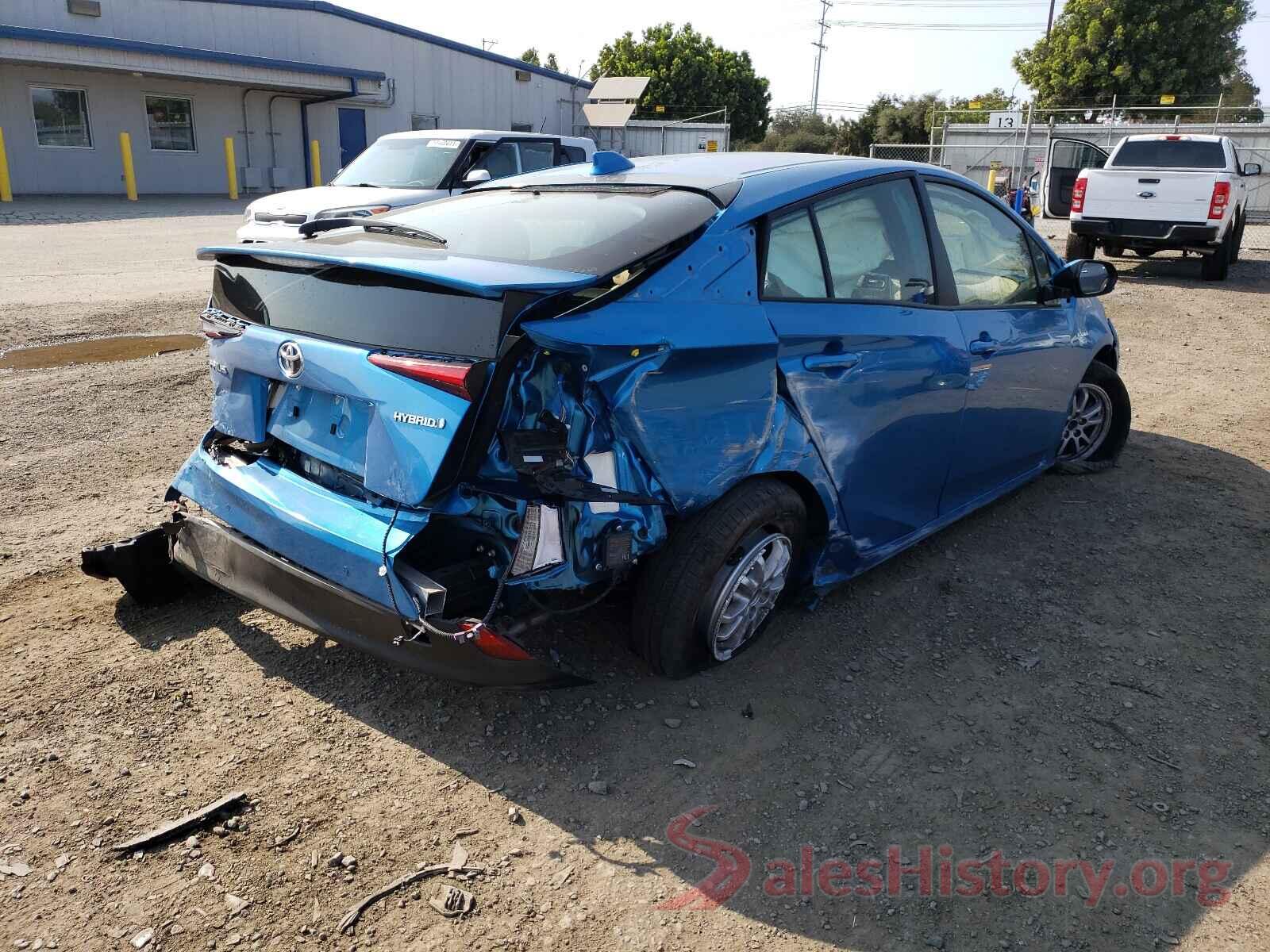 JTDKARFU4L3117586 2020 TOYOTA PRIUS