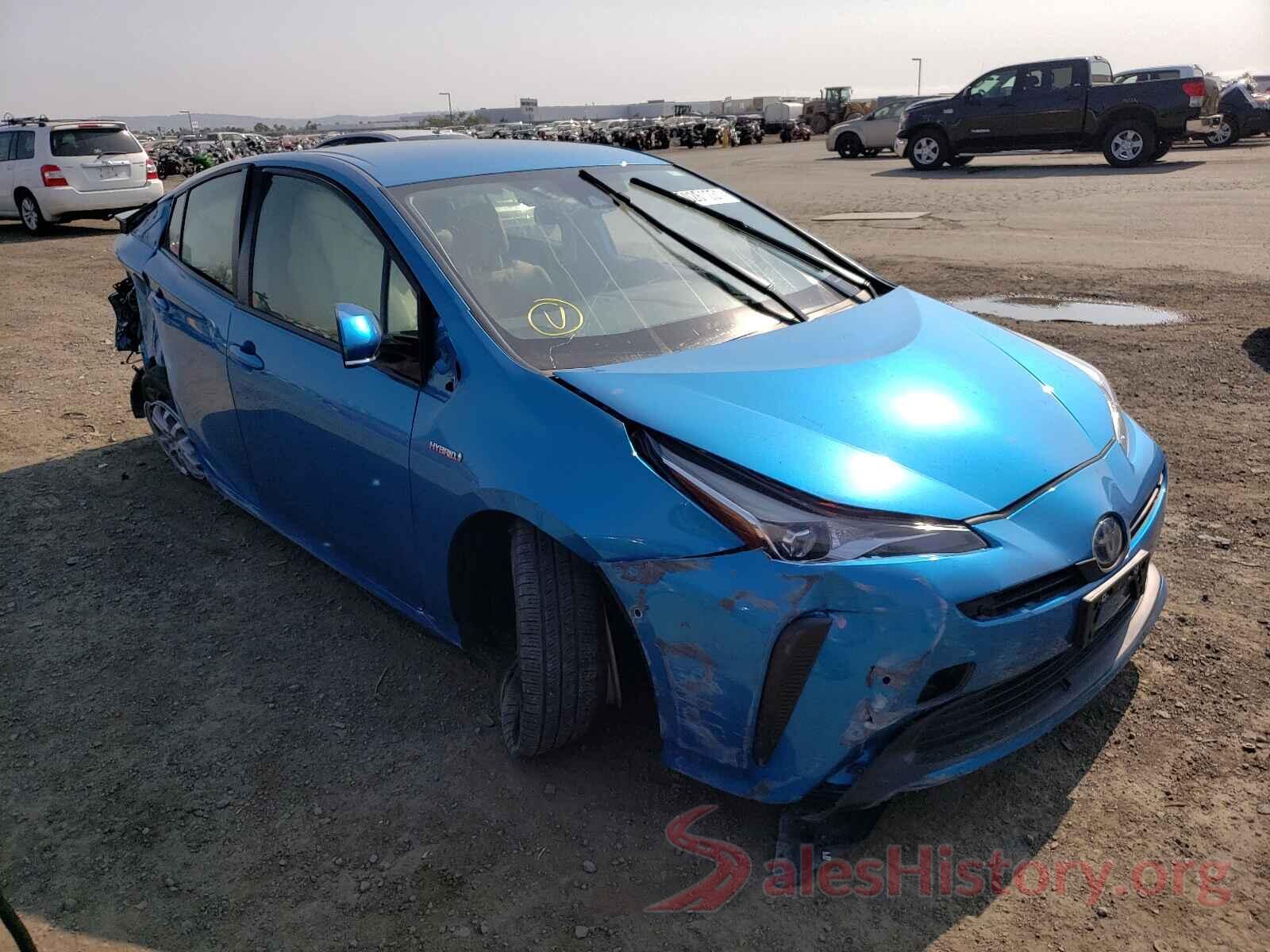 JTDKARFU4L3117586 2020 TOYOTA PRIUS