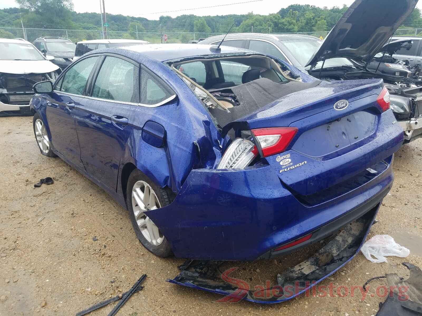 3FA6P0H7XGR313970 2016 FORD FUSION