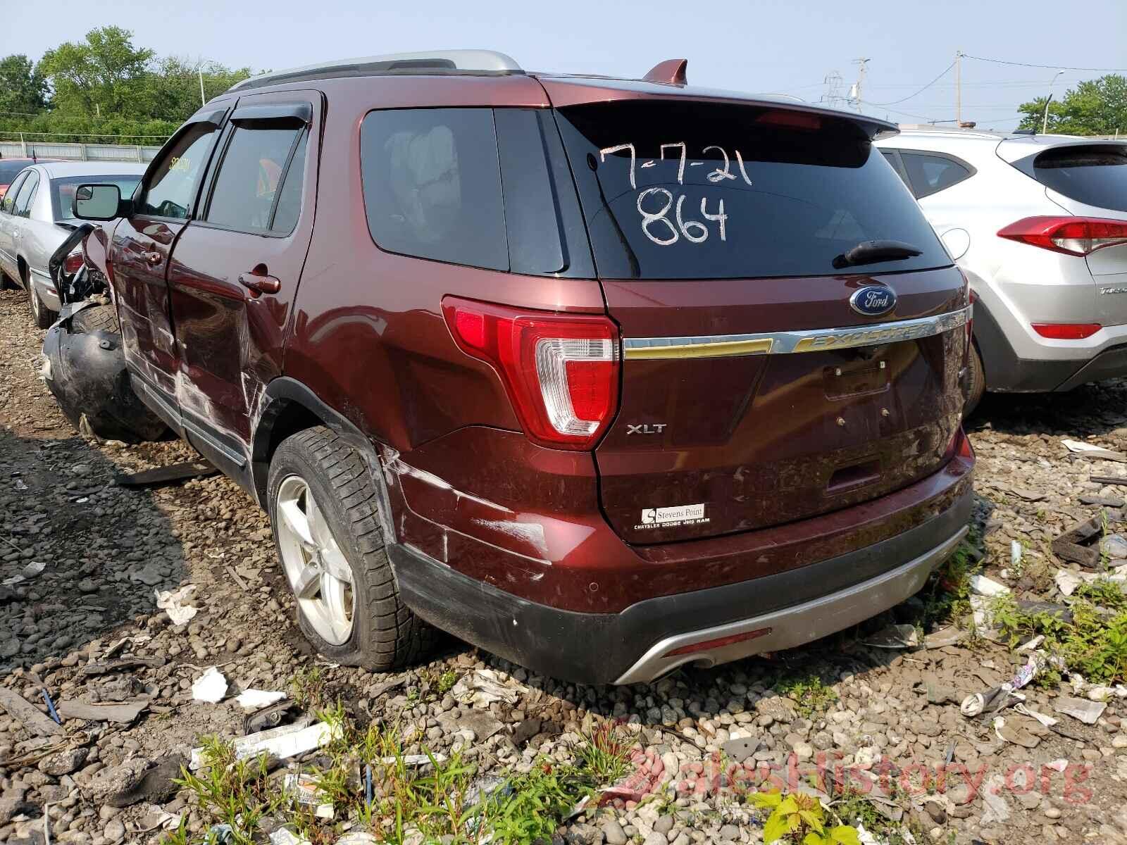 1FM5K8D87GGA39552 2016 FORD EXPLORER