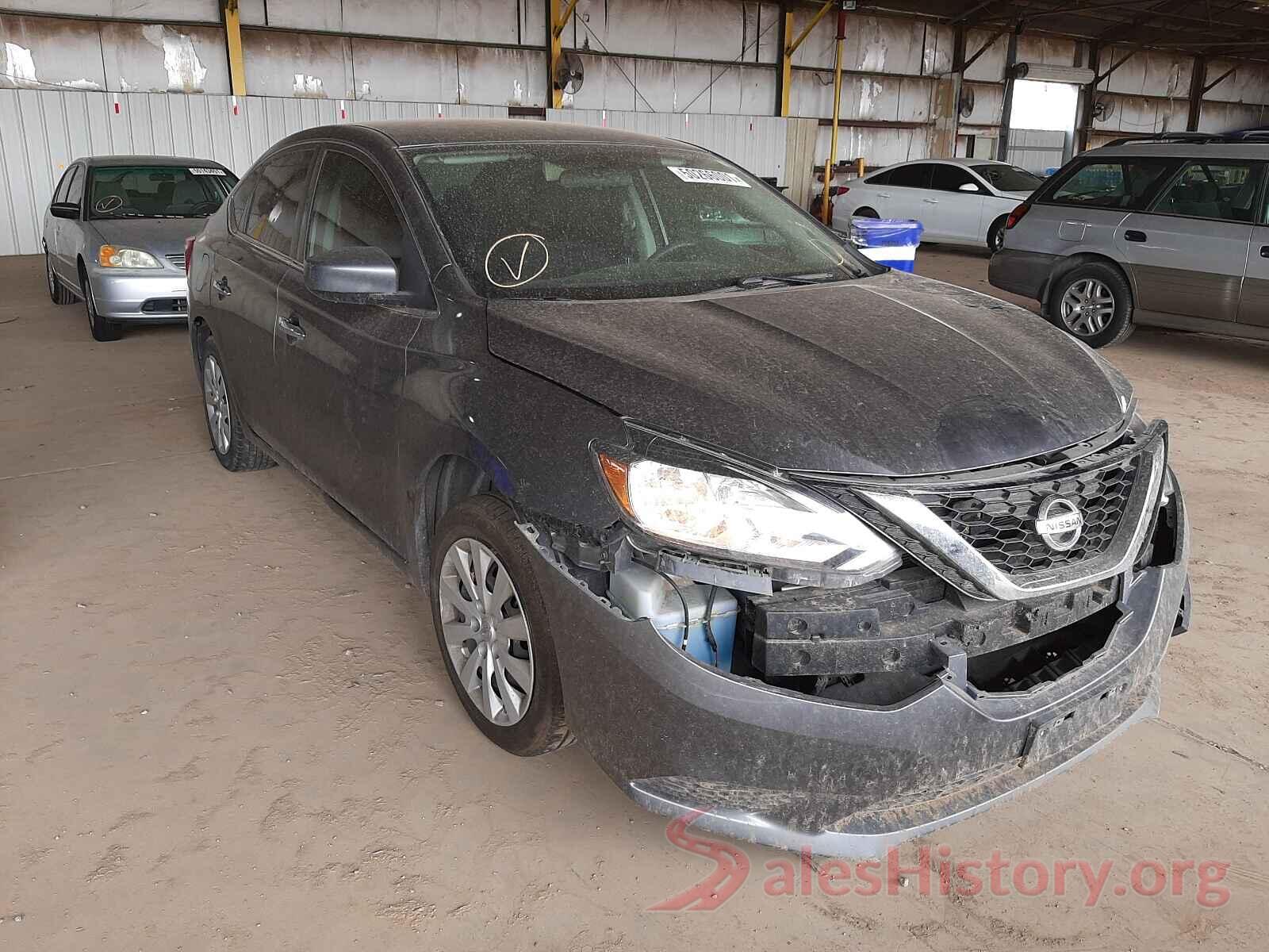 3N1AB7AP3HL673563 2017 NISSAN SENTRA