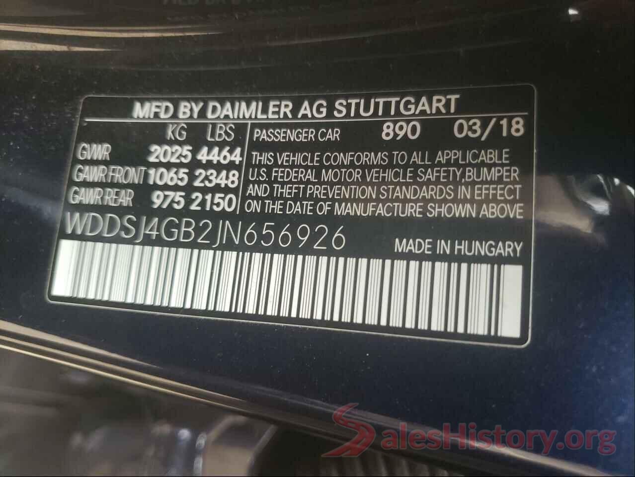 WDDSJ4GB2JN656926 2018 MERCEDES-BENZ CLA-CLASS