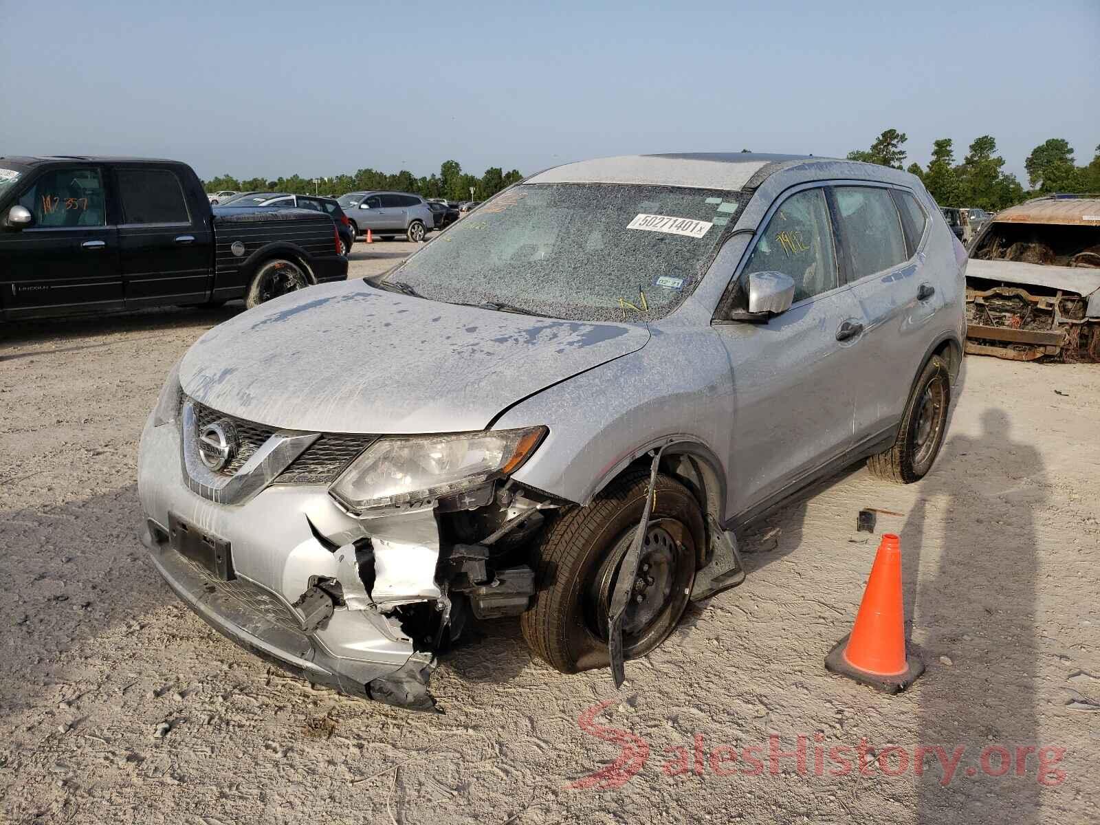 KNMAT2MV4GP652165 2016 NISSAN ROGUE