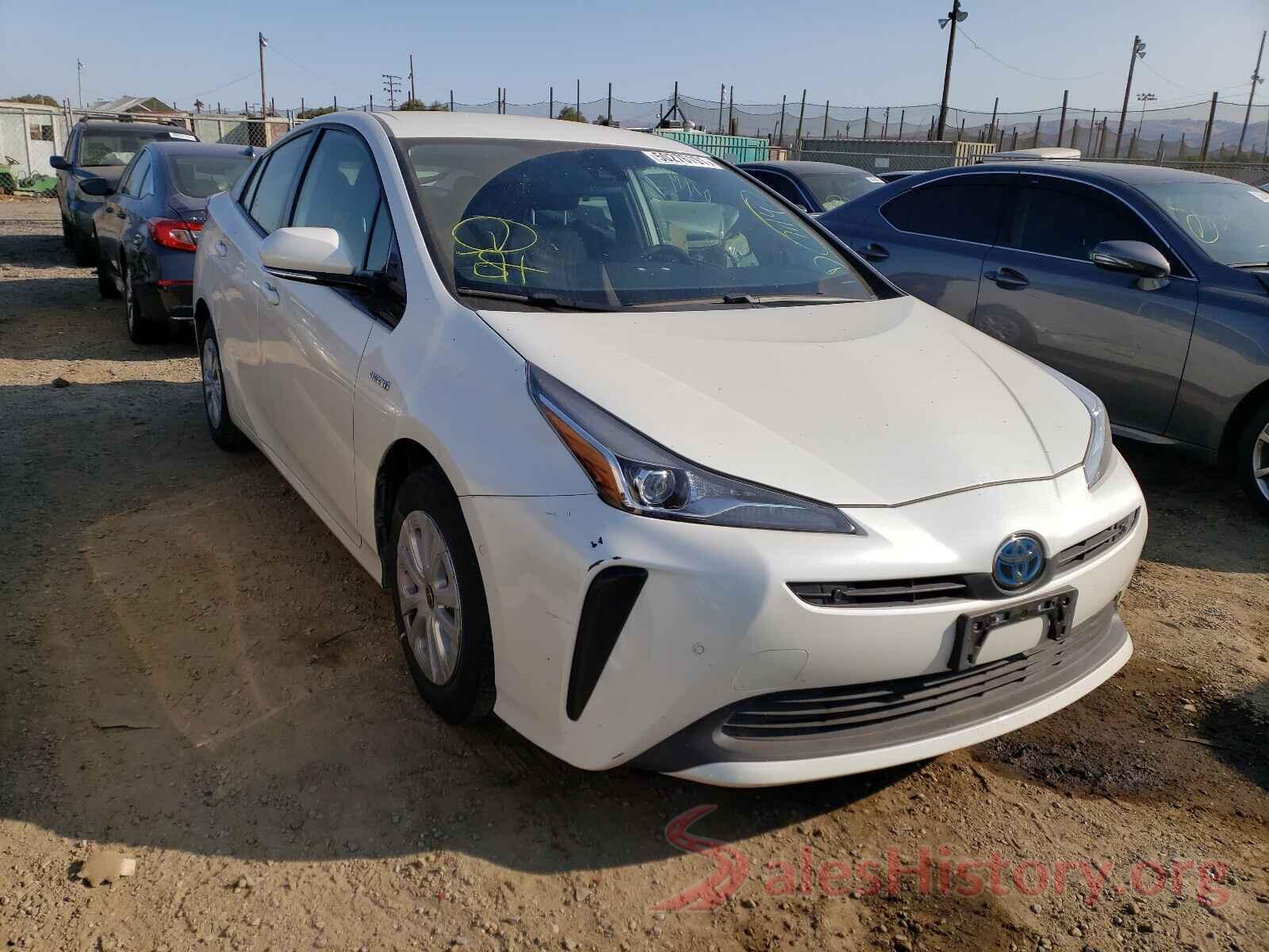 JTDKARFU7K3091841 2019 TOYOTA PRIUS