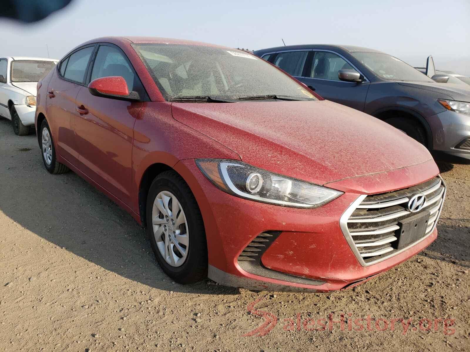 5NPD74LF0HH174296 2017 HYUNDAI ELANTRA