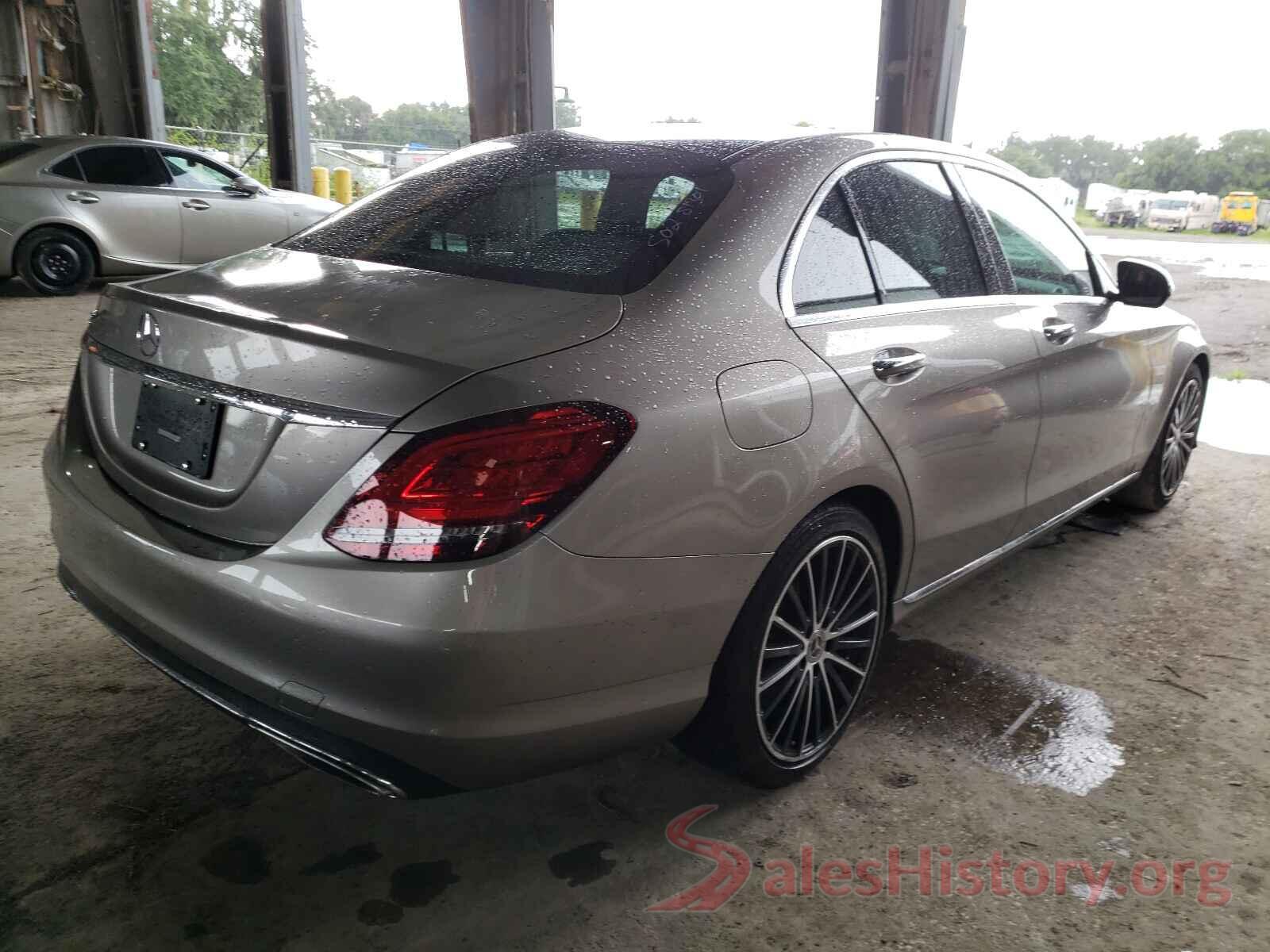 55SWF8DB7KU283132 2019 MERCEDES-BENZ C CLASS