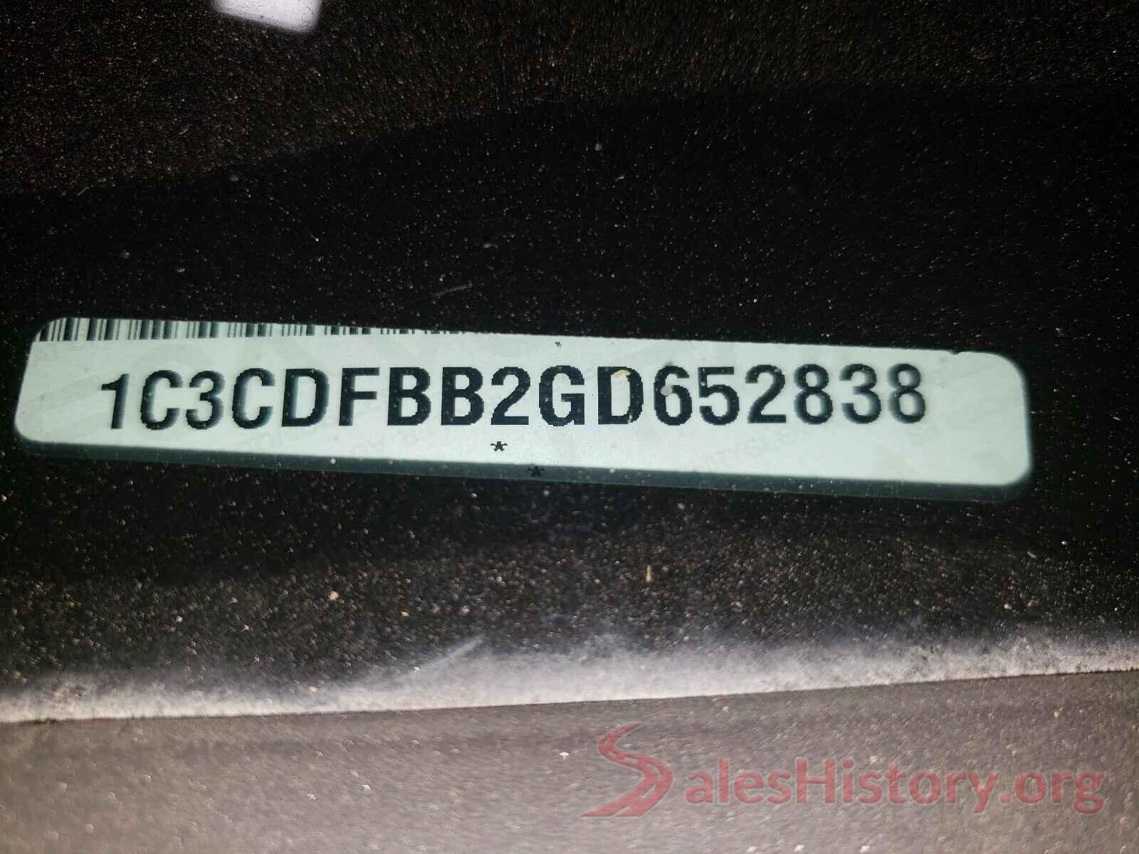 1C3CDFBB2GD652838 2016 DODGE DART