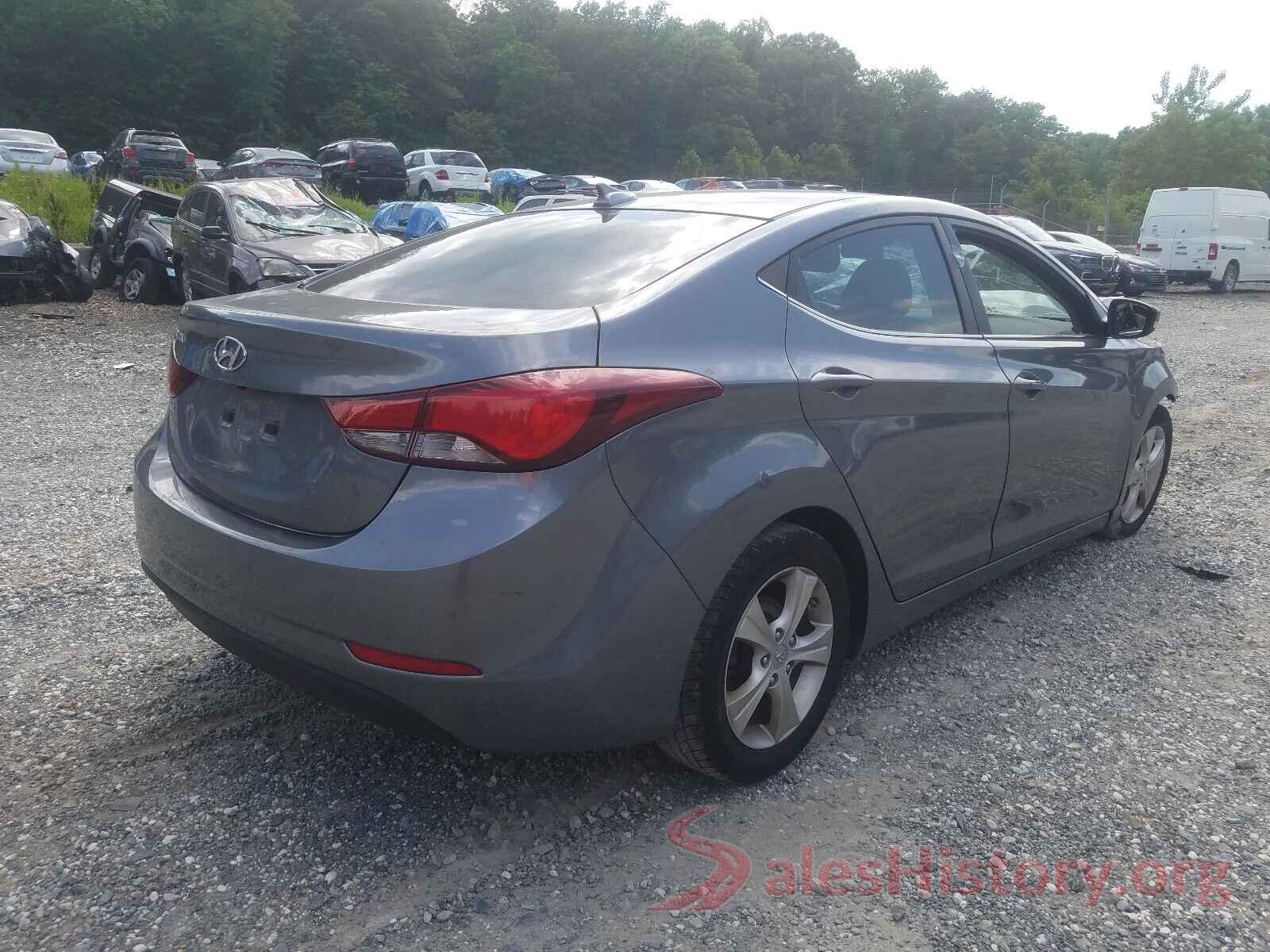 KMHDH4AE0GU581607 2016 HYUNDAI ELANTRA