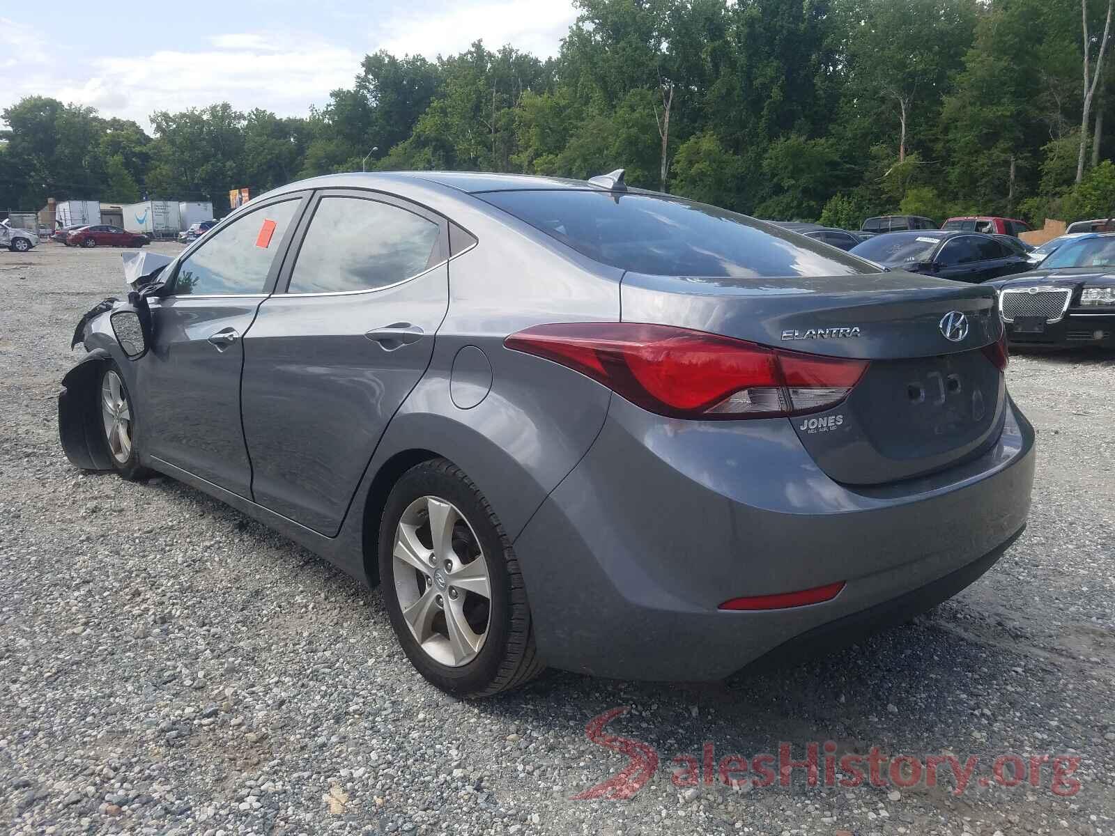 KMHDH4AE0GU581607 2016 HYUNDAI ELANTRA