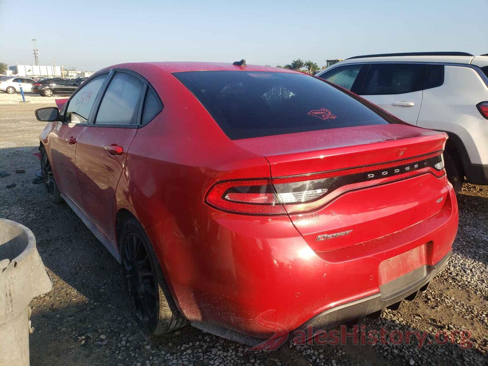 1C3CDFEB0GD585250 2016 DODGE DART