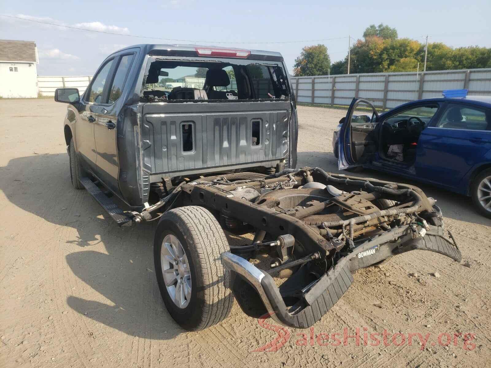 1GCRYDEK6KZ249614 2019 CHEVROLET SILVERADO