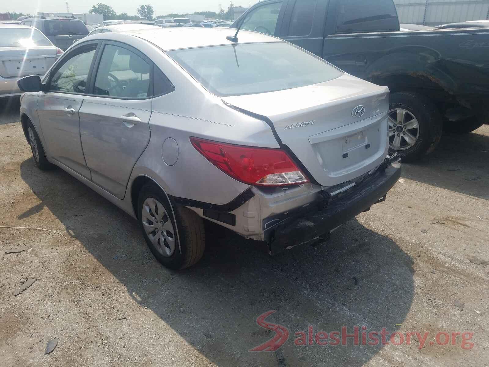 KMHCT4AE0GU156138 2016 HYUNDAI ACCENT