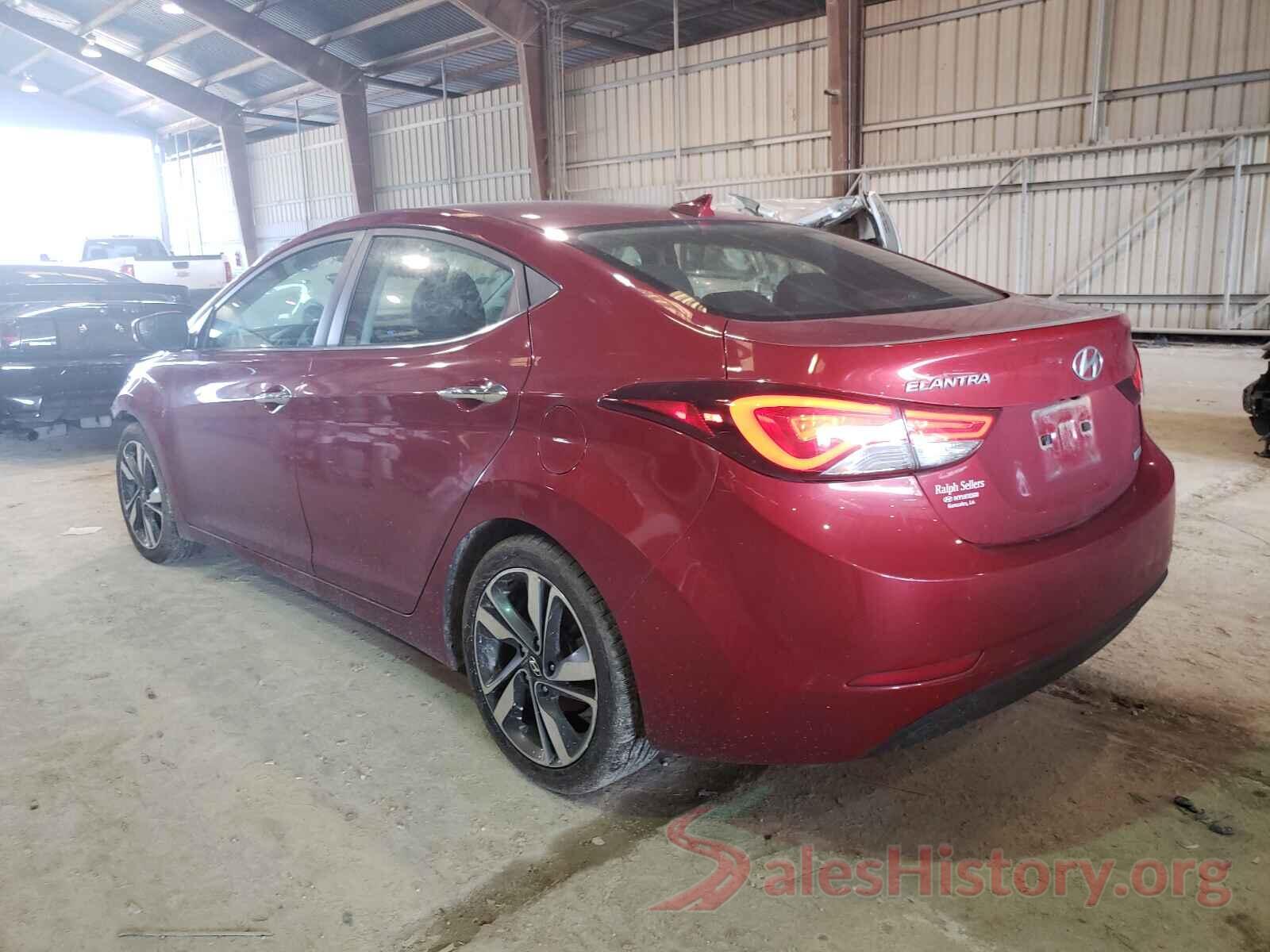 KMHDH4AE4GU599298 2016 HYUNDAI ELANTRA