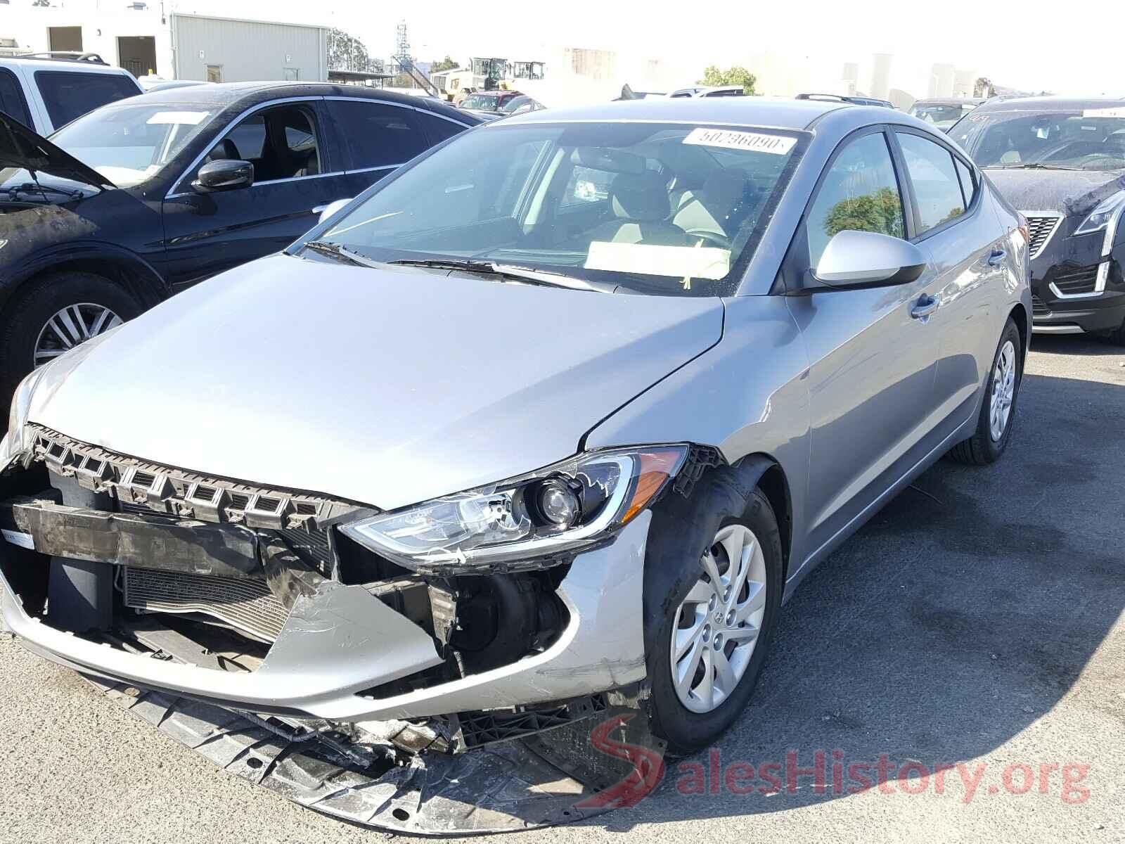 5NPD74LF6HH152593 2017 HYUNDAI ELANTRA