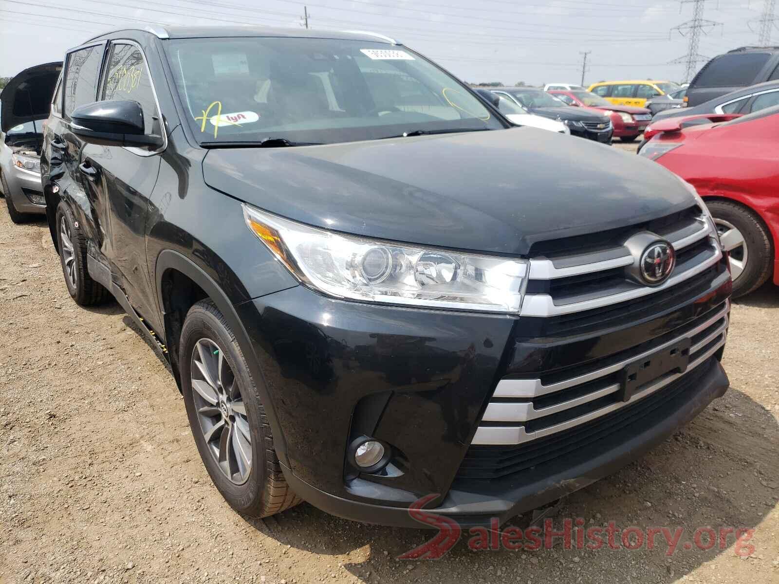 5TDJZRFH8KS599385 2019 TOYOTA HIGHLANDER