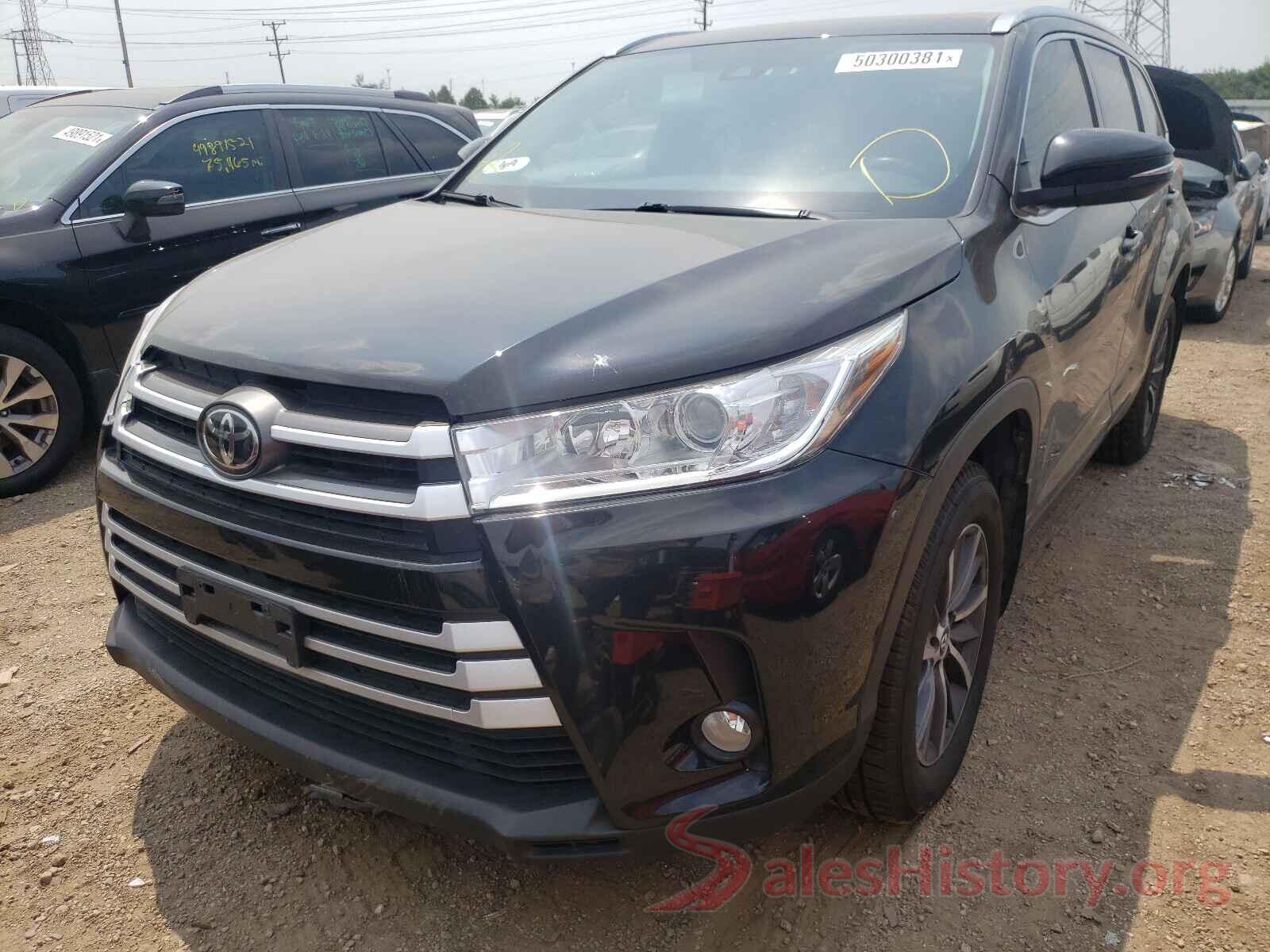 5TDJZRFH8KS599385 2019 TOYOTA HIGHLANDER