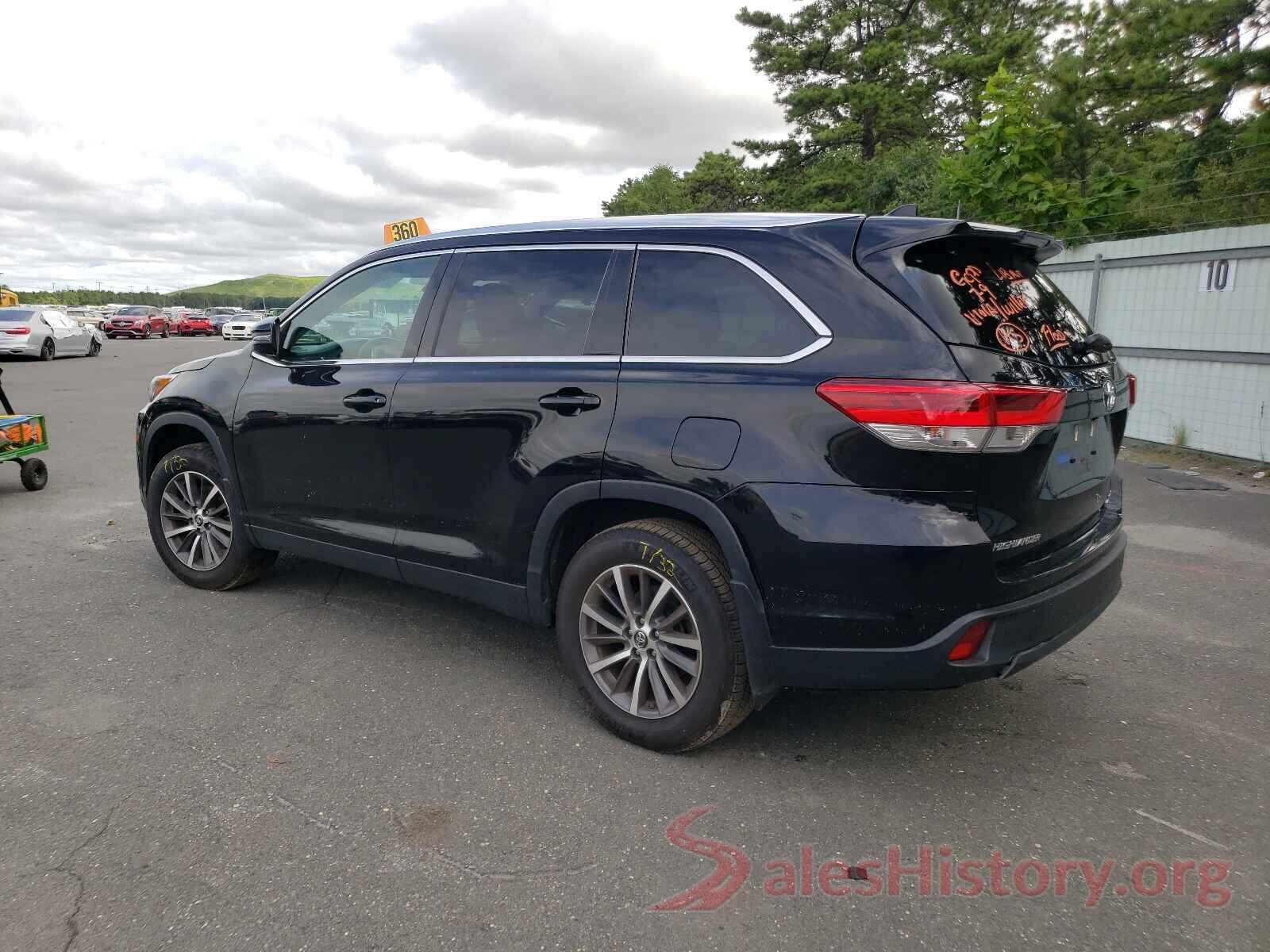 5TDJZRFH2KS604550 2019 TOYOTA HIGHLANDER