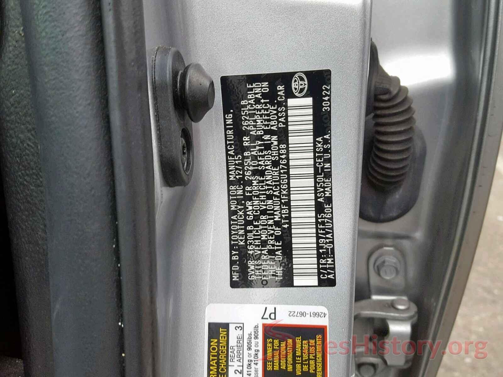 4T1BF1FK6GU176488 2016 TOYOTA CAMRY