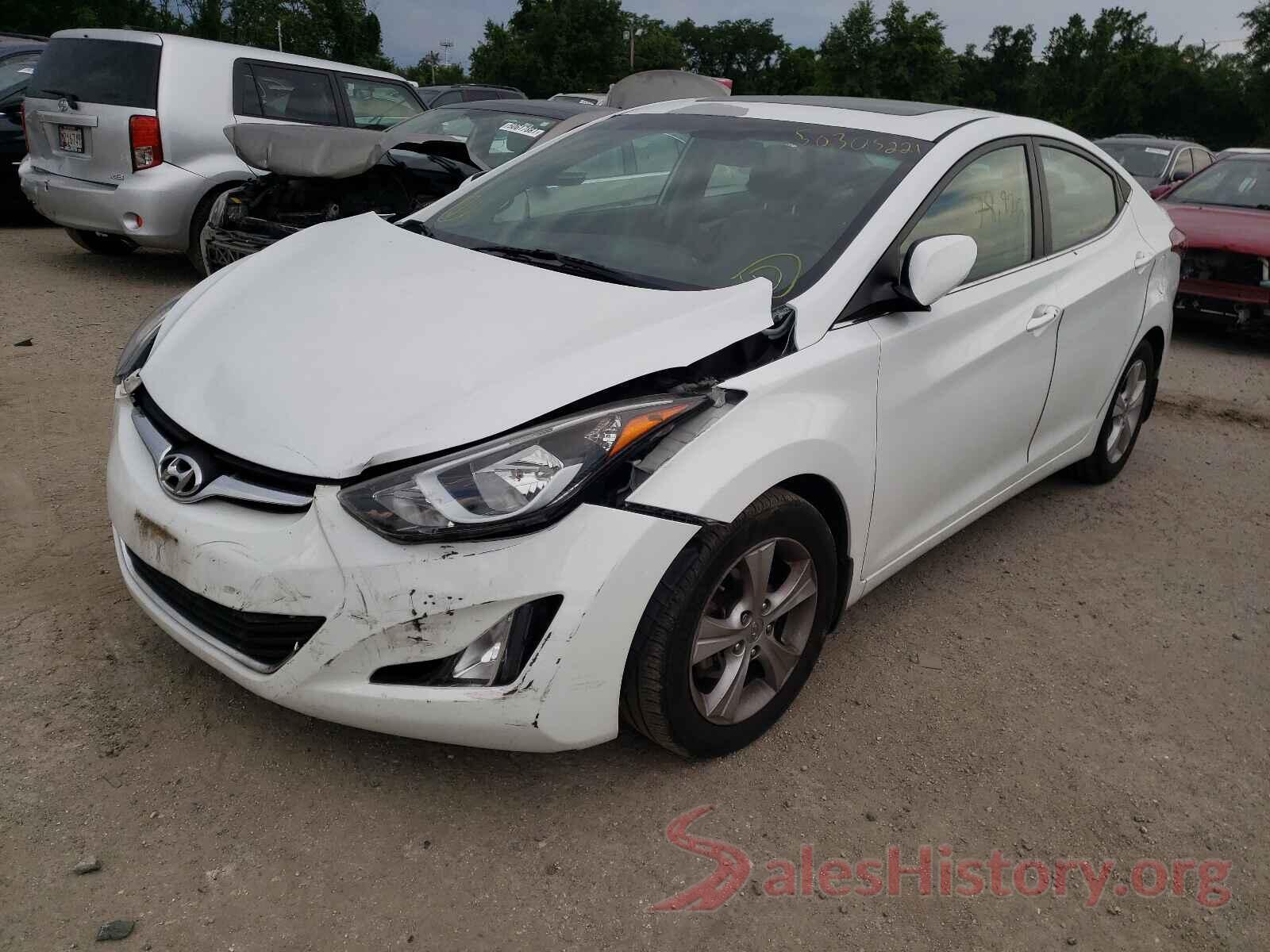 5NPDH4AE3GH689279 2016 HYUNDAI ELANTRA