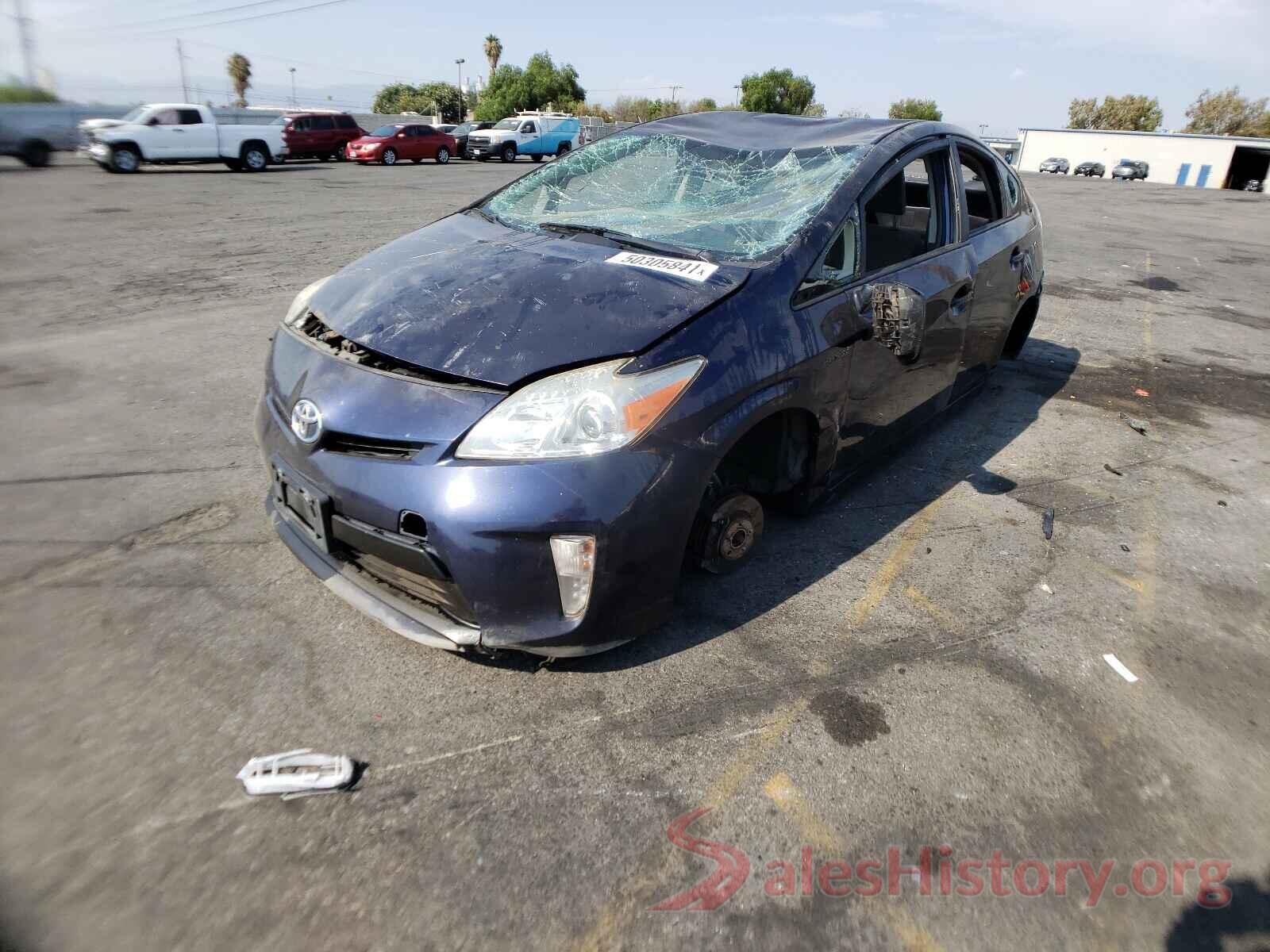 JTDKN3DU0F0405891 2015 TOYOTA PRIUS