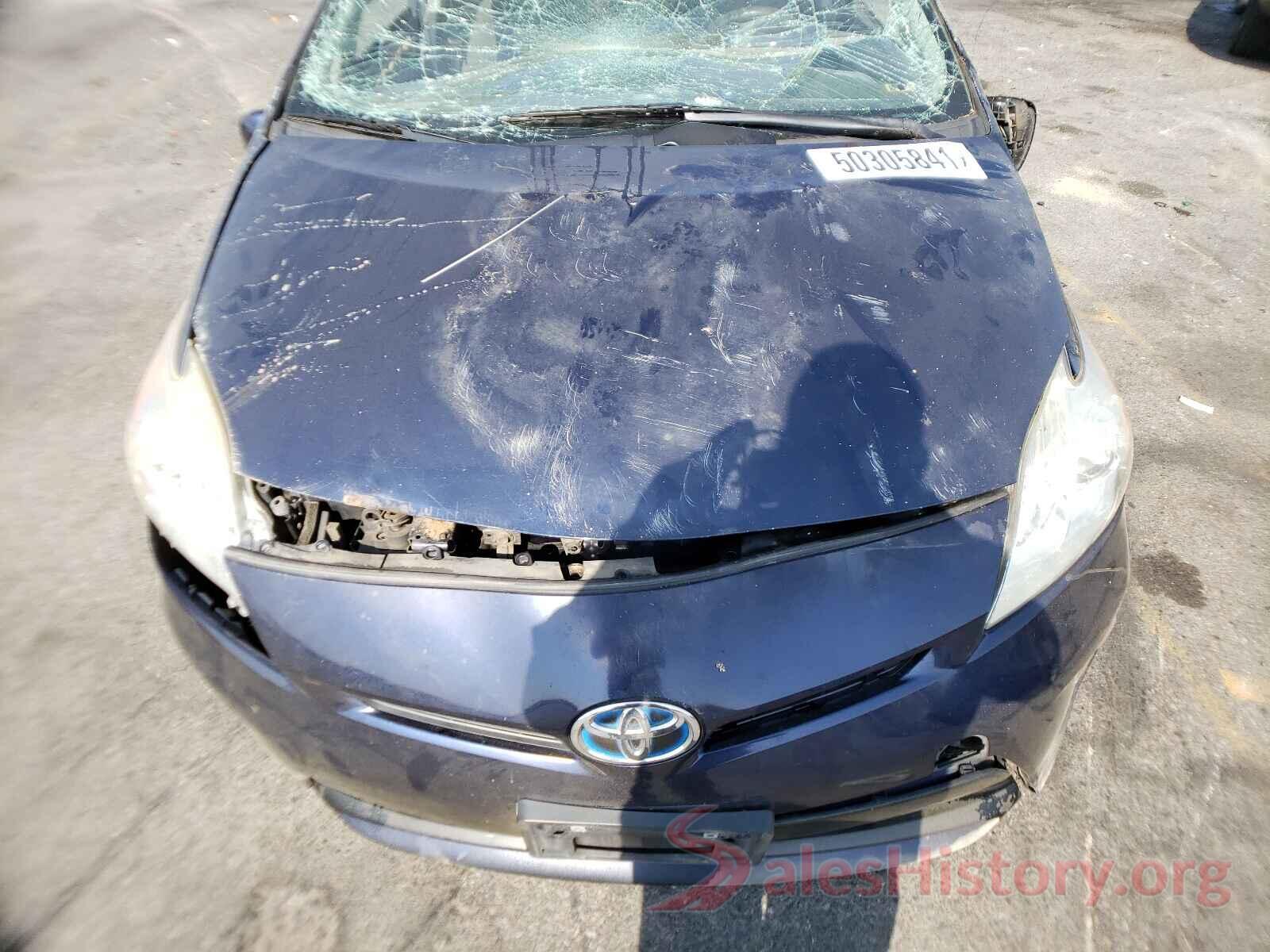 JTDKN3DU0F0405891 2015 TOYOTA PRIUS