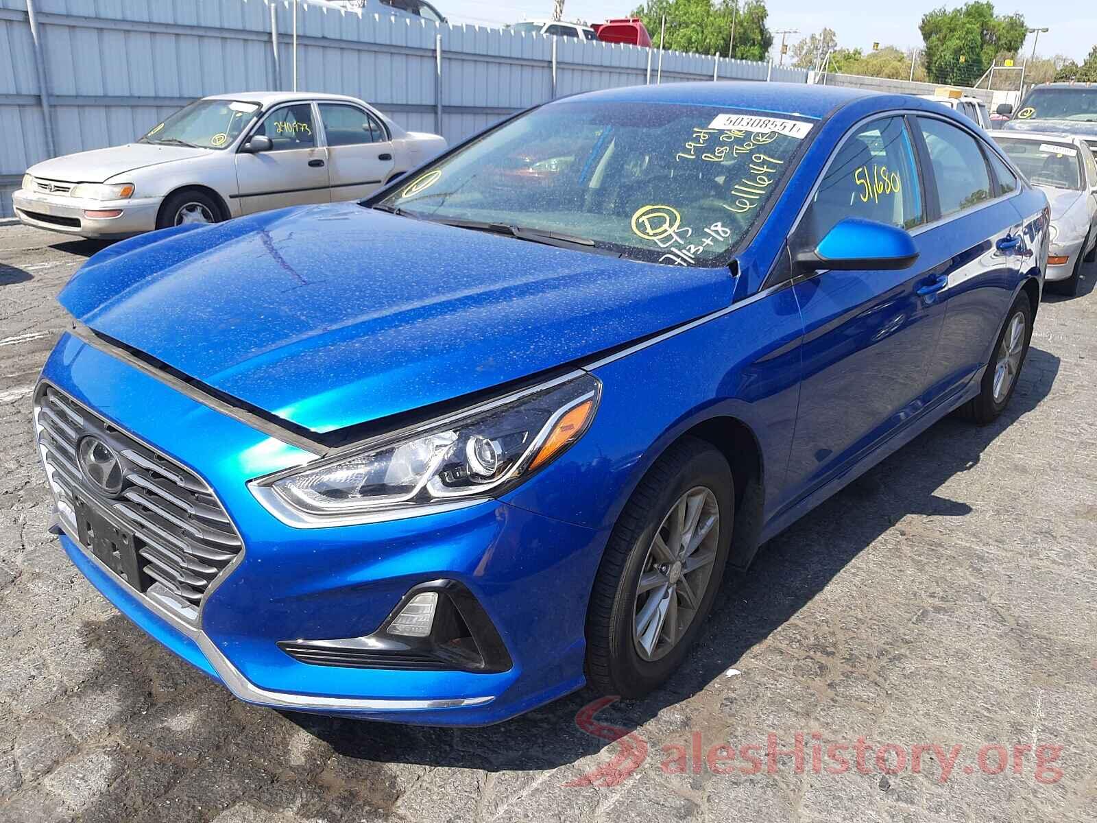 5NPE24AF8JH611649 2018 HYUNDAI SONATA