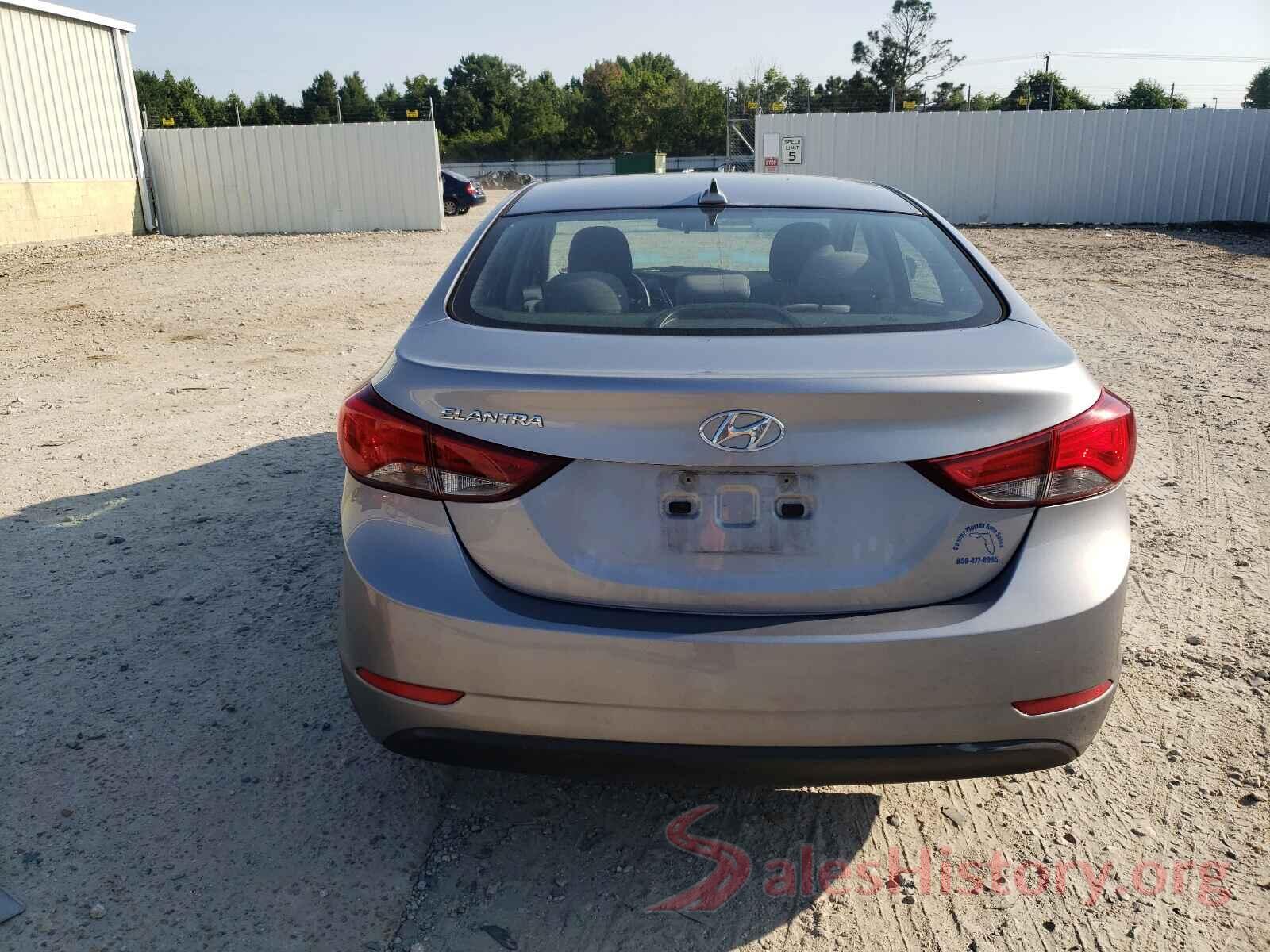 5NPDH4AE2GH755515 2016 HYUNDAI ELANTRA