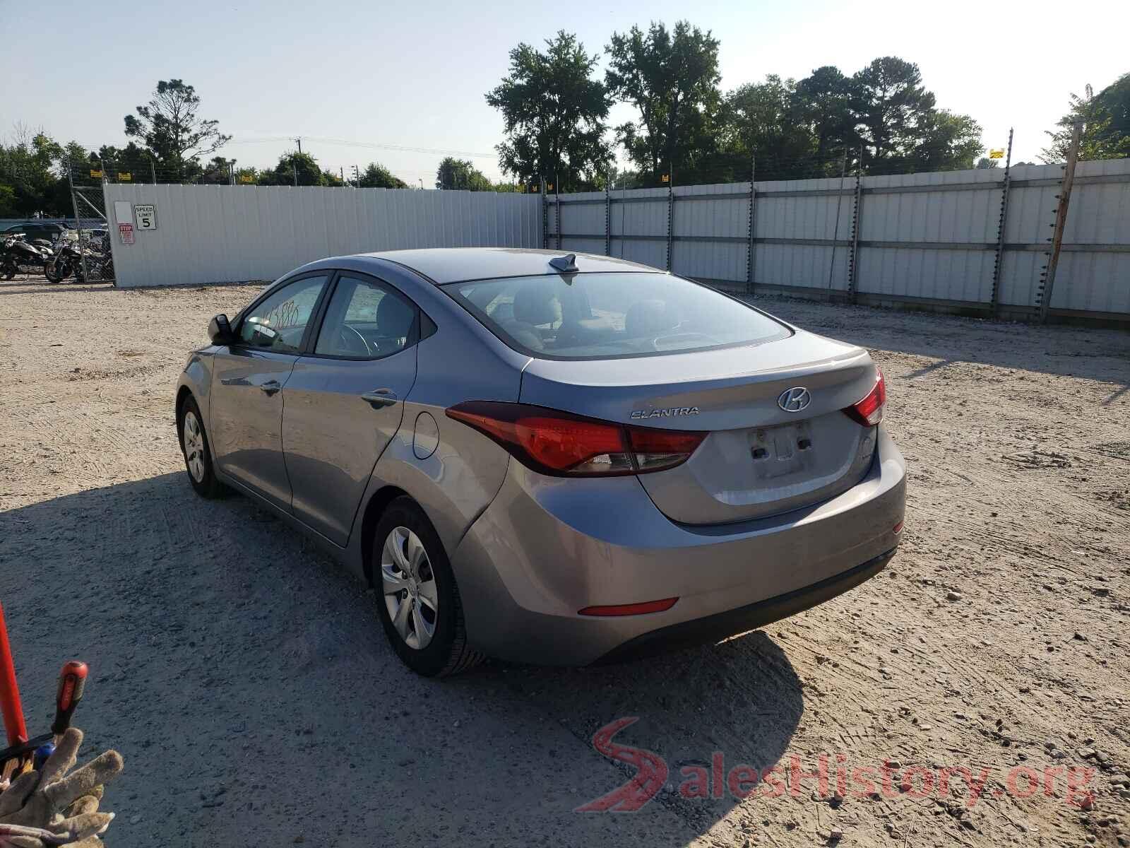 5NPDH4AE2GH755515 2016 HYUNDAI ELANTRA