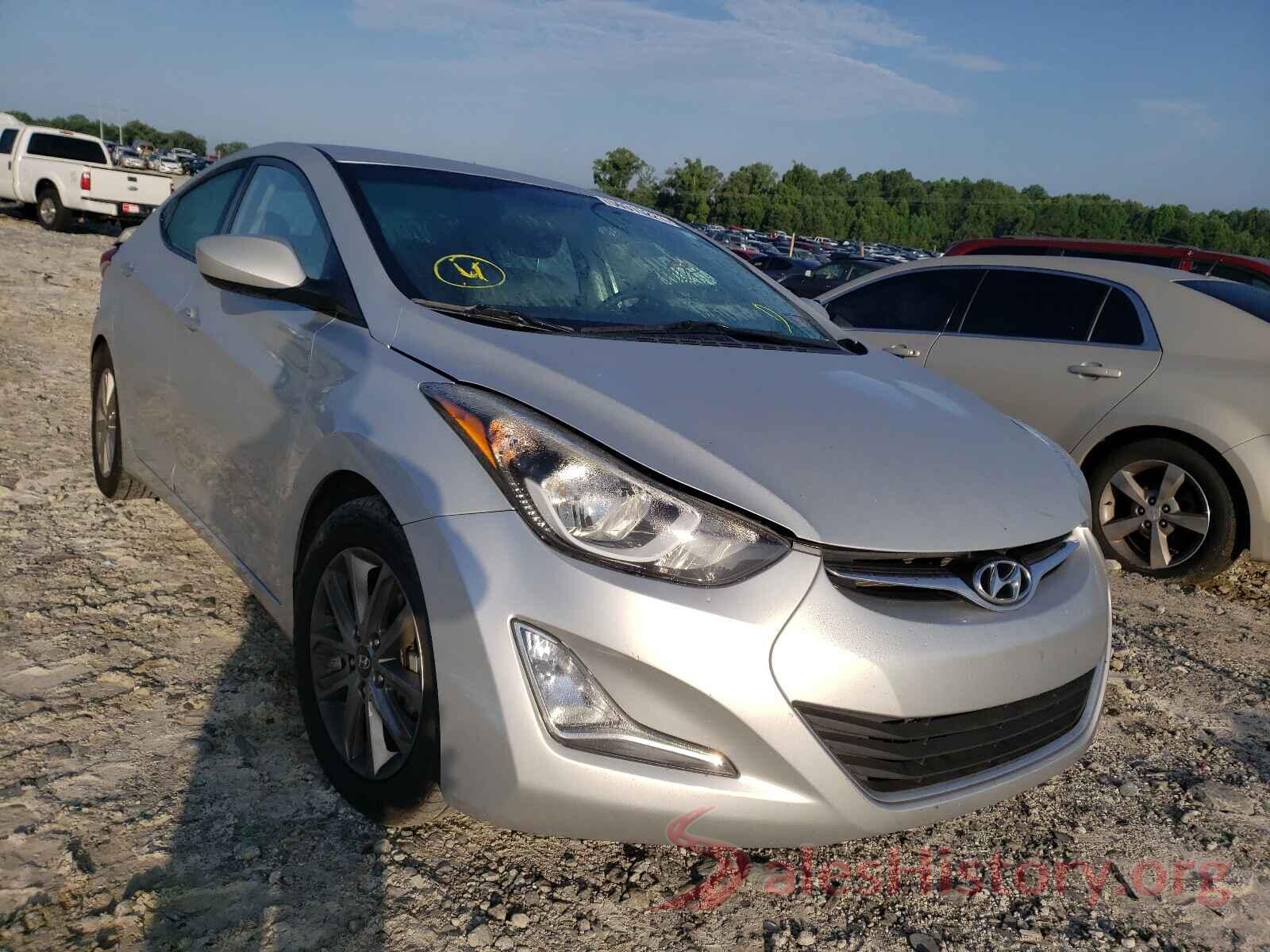 5NPDH4AE9GH705016 2016 HYUNDAI ELANTRA