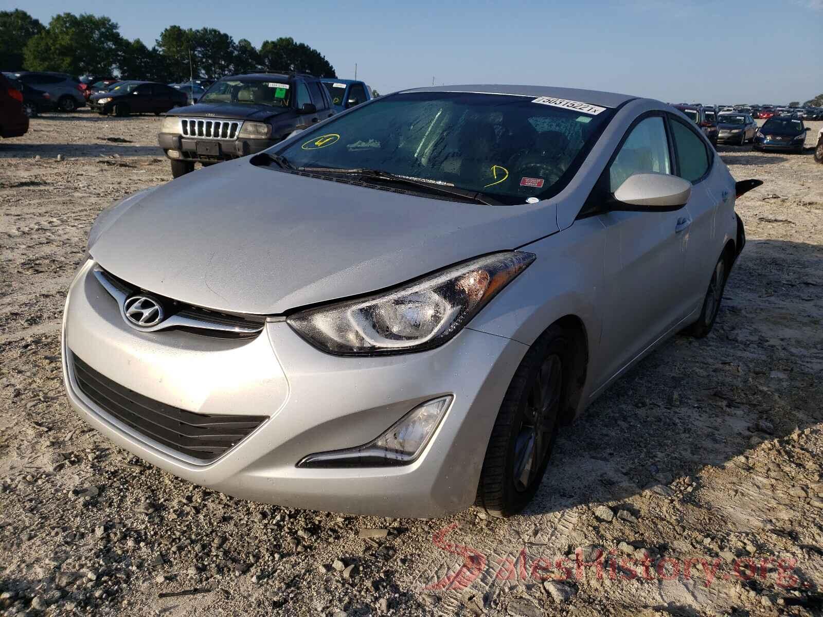 5NPDH4AE9GH705016 2016 HYUNDAI ELANTRA