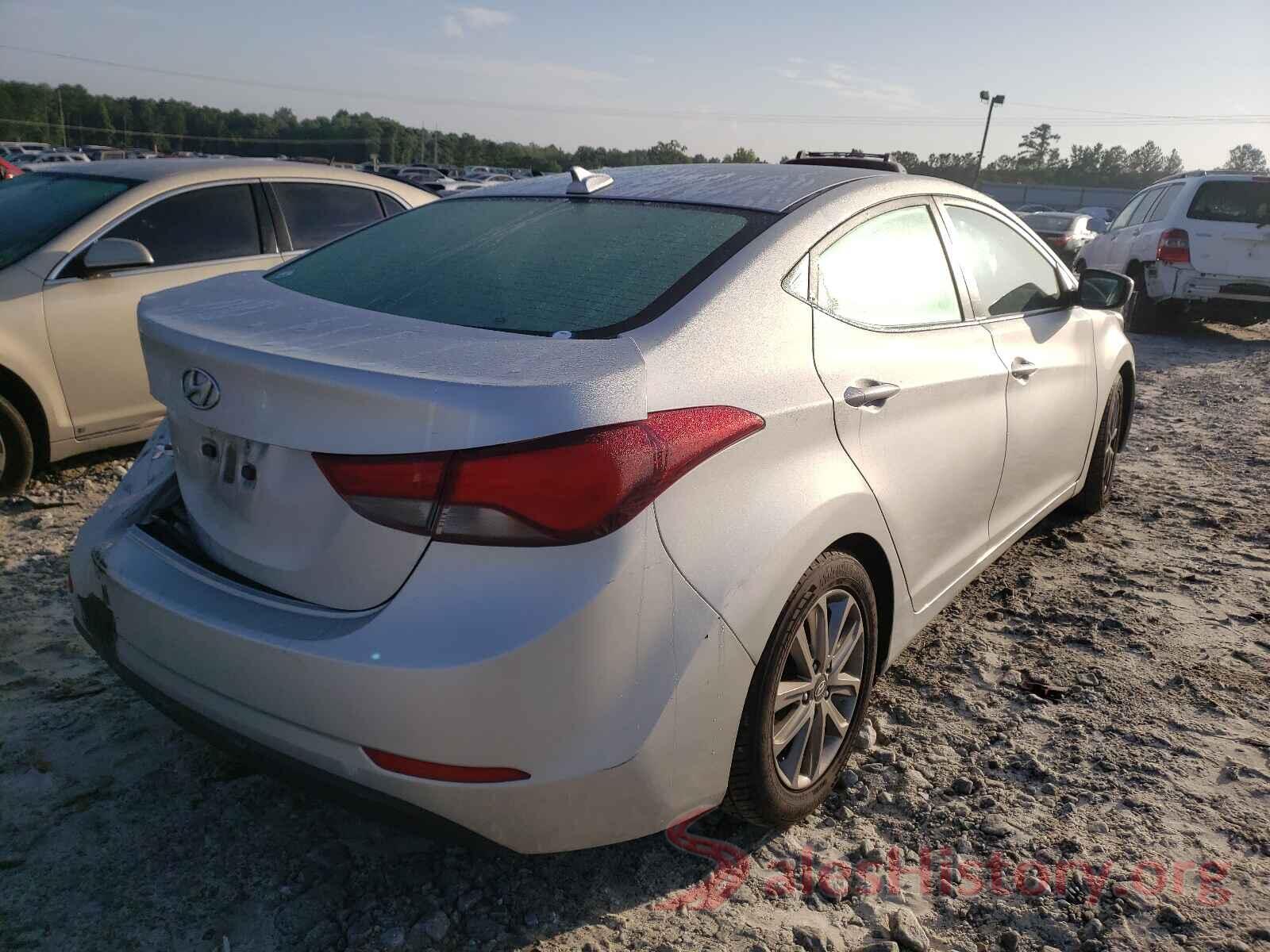 5NPDH4AE9GH705016 2016 HYUNDAI ELANTRA